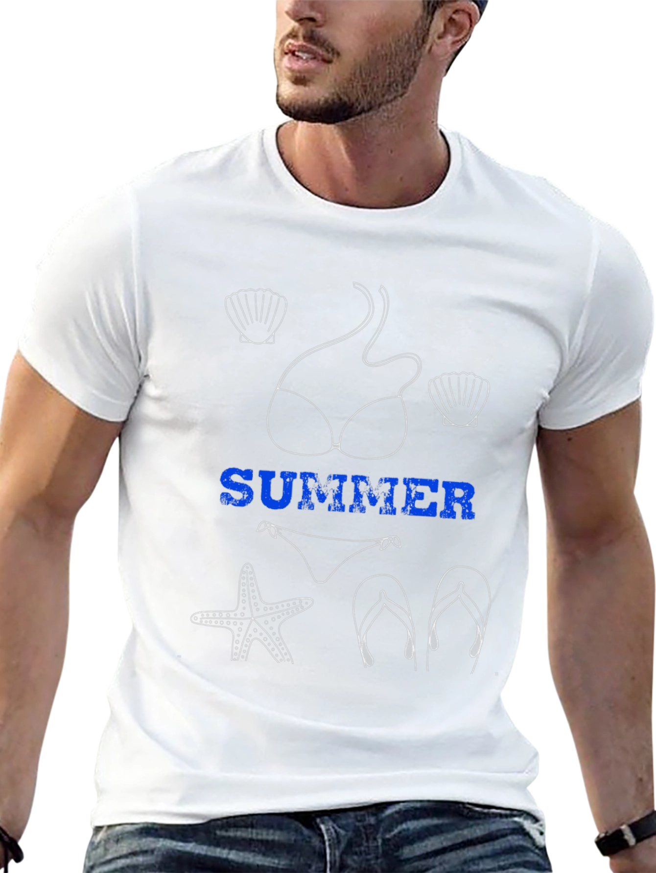 Summer Beach Graphic Tee