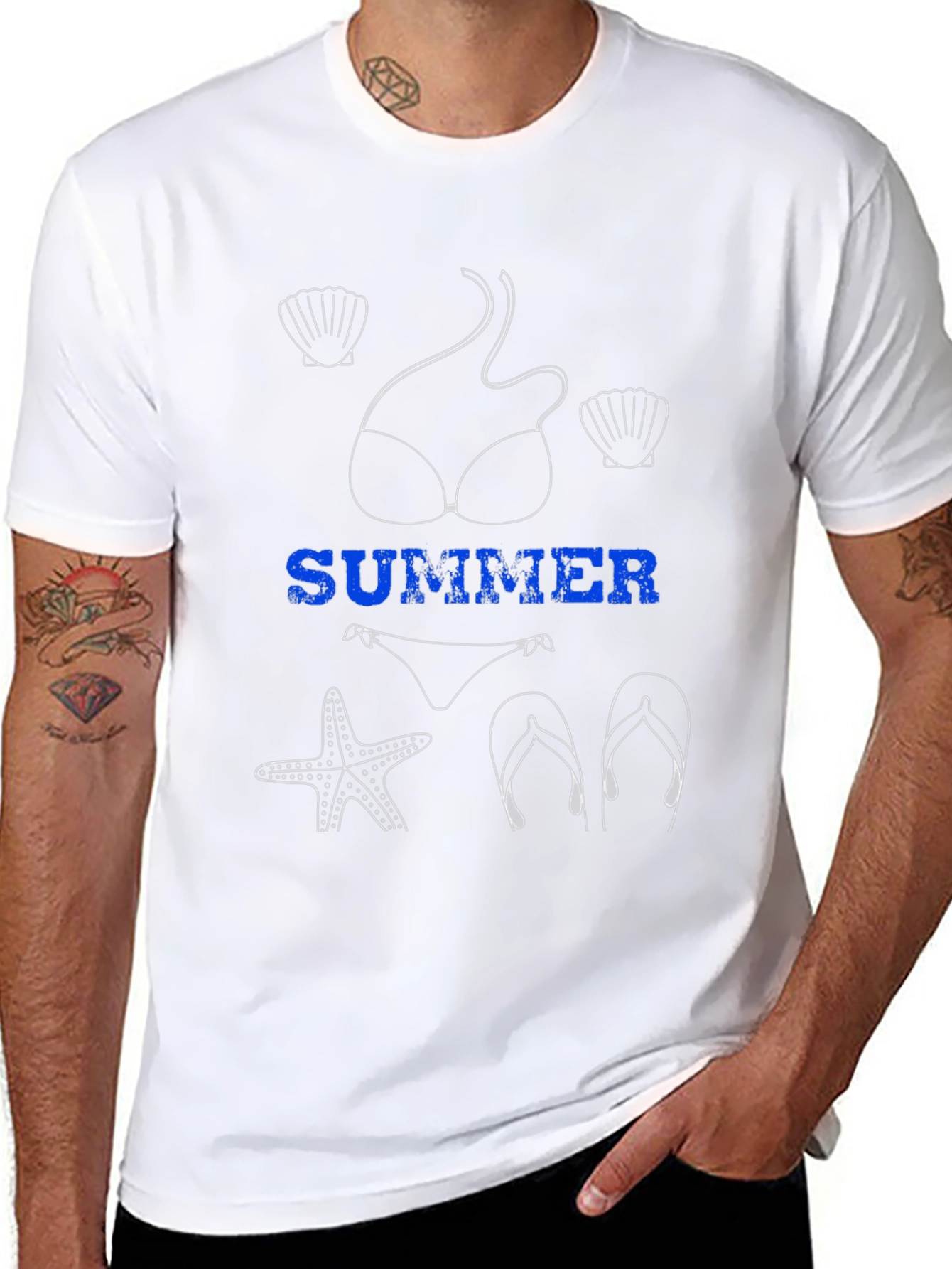 Summer Beach Graphic Tee