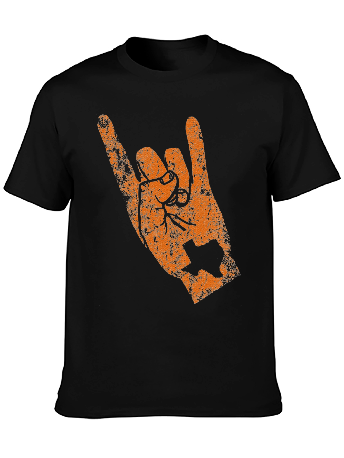 Texas Longhorns Hand Sign Graphic Tee - Black