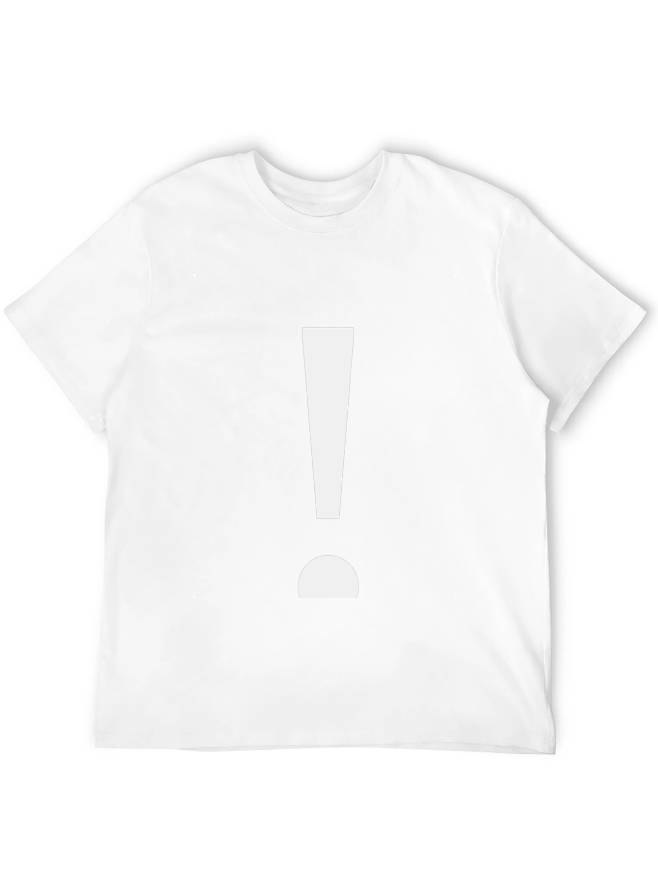Exclamation Point Graphic Tee - Bold Statement Shirt