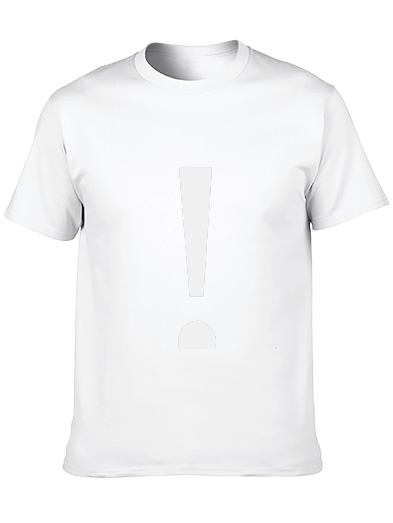 Exclamation Point Graphic Tee - Bold Statement Shirt