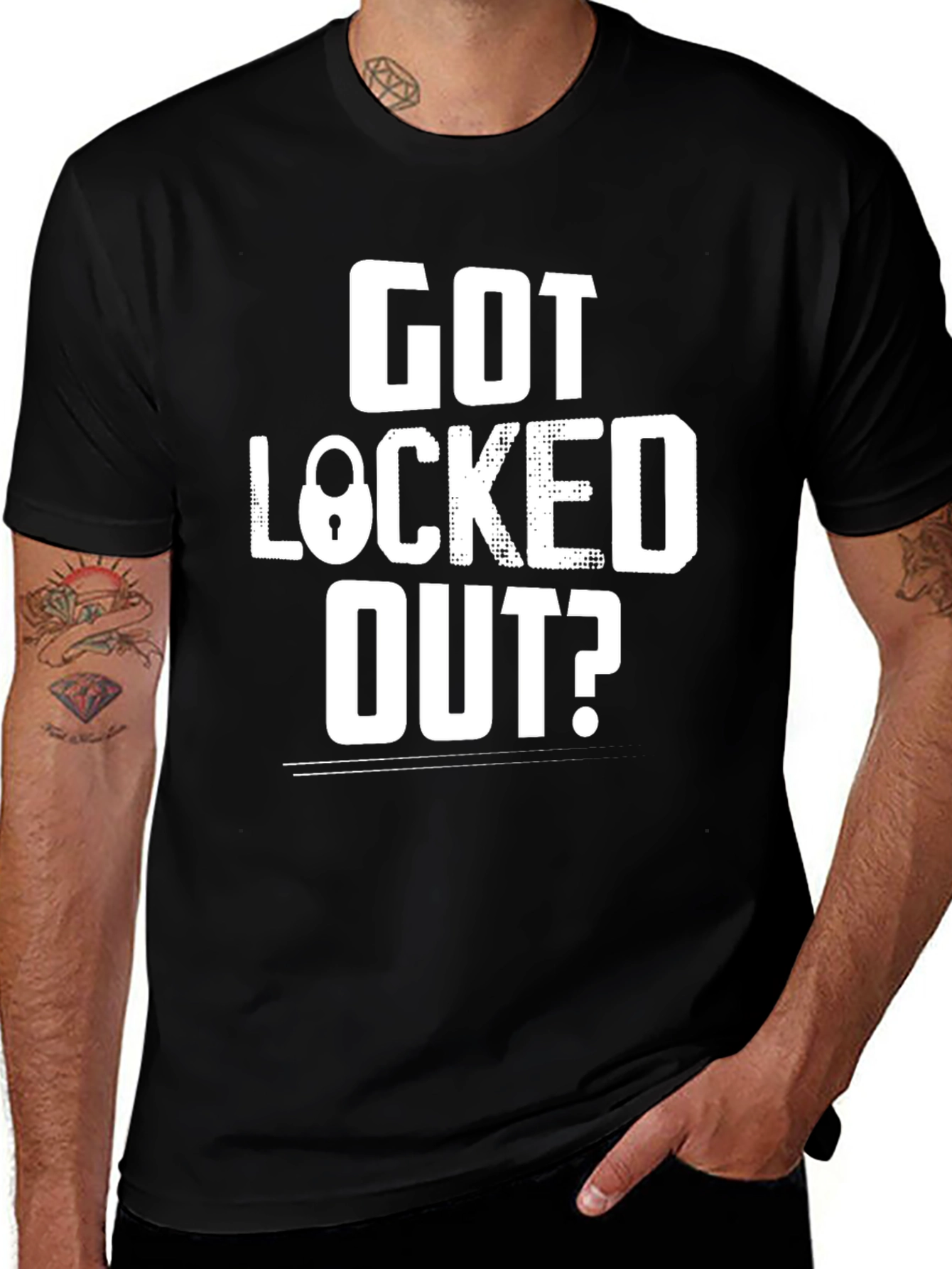 Got Locked Out? Funny Graphic Tee