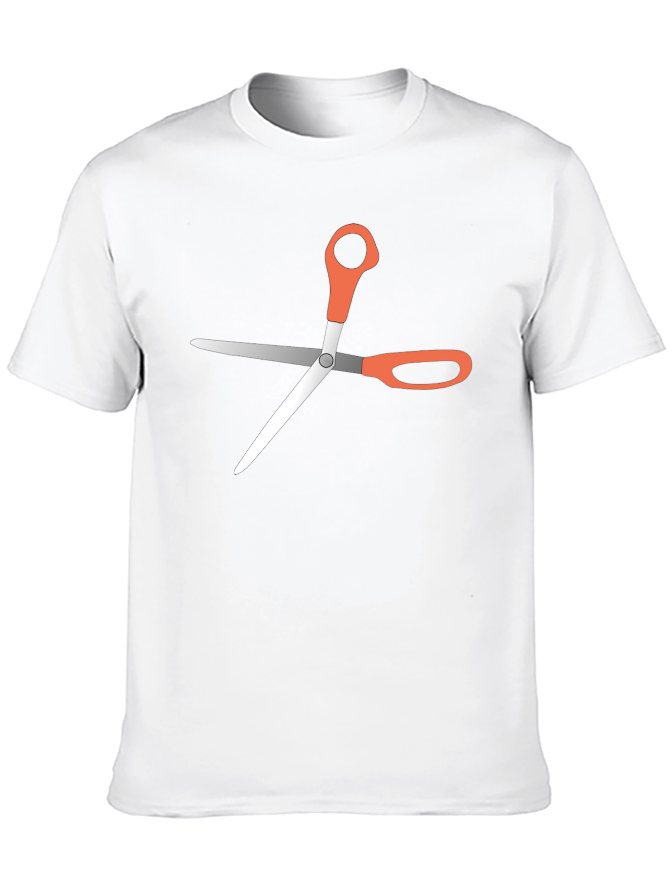 Scissors Graphic Tee - Unisex Black T-Shirt