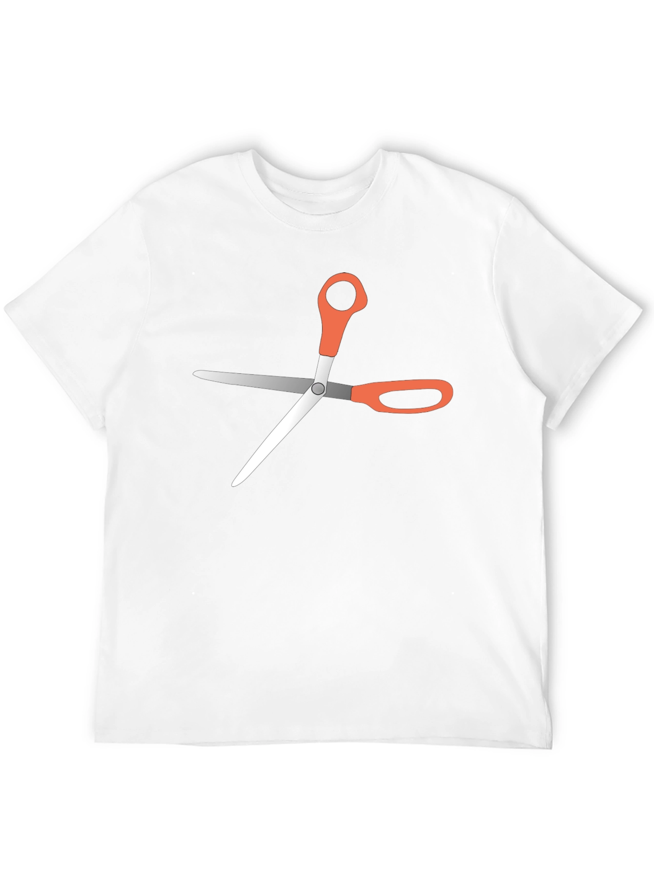 Scissors Graphic Tee - Unisex Black T-Shirt