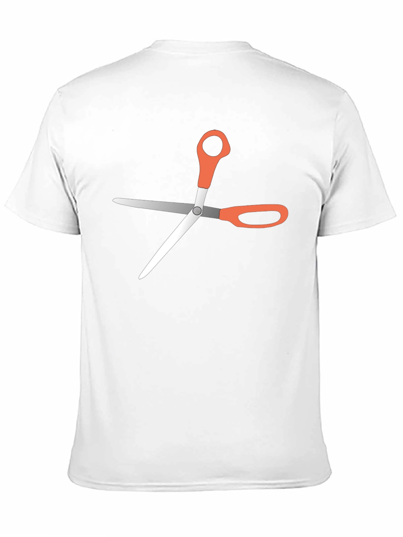 Scissors Graphic Tee - Unisex Black T-Shirt