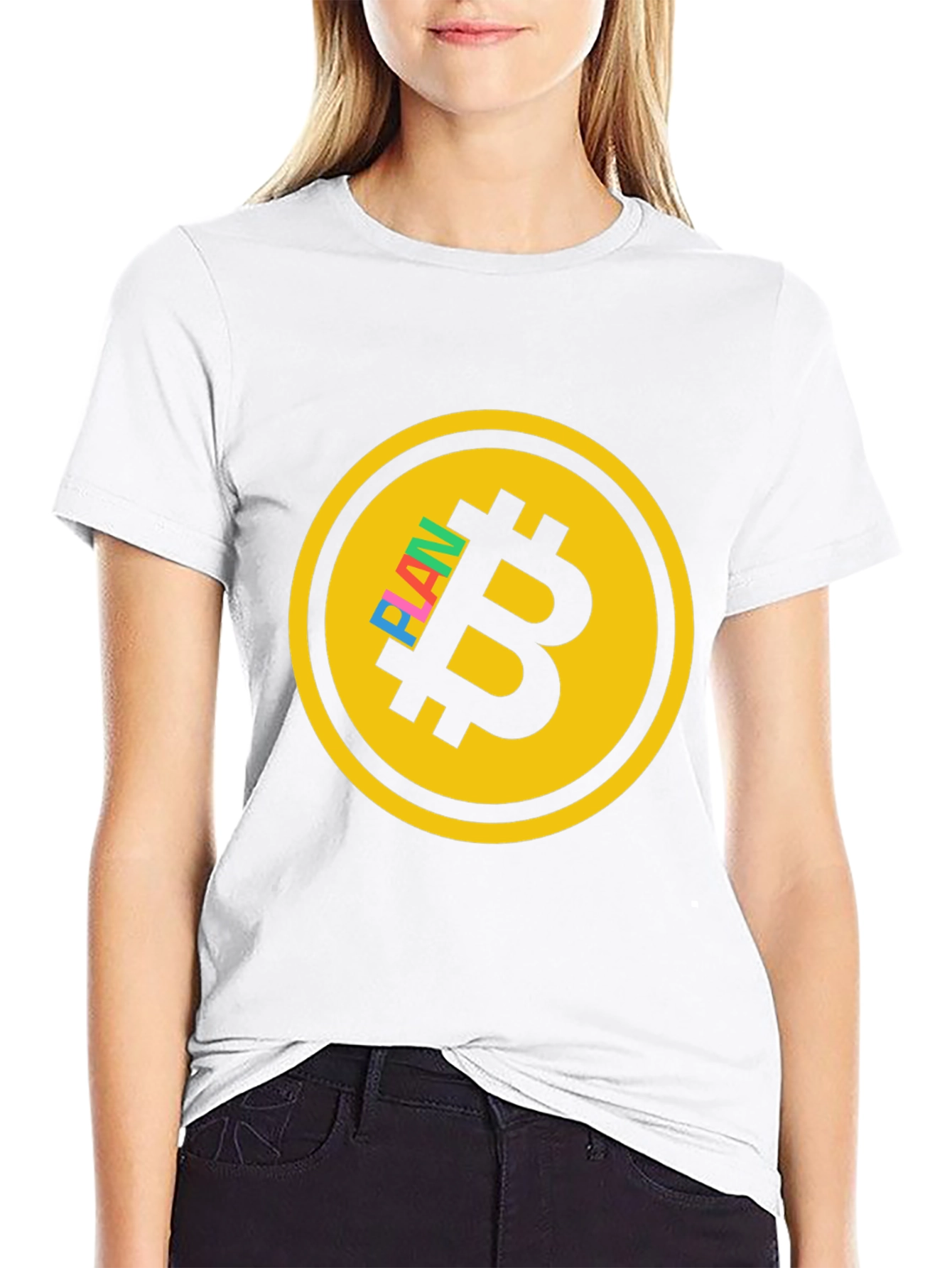Bitcoin Cryptocurrency Flan T-Shirt