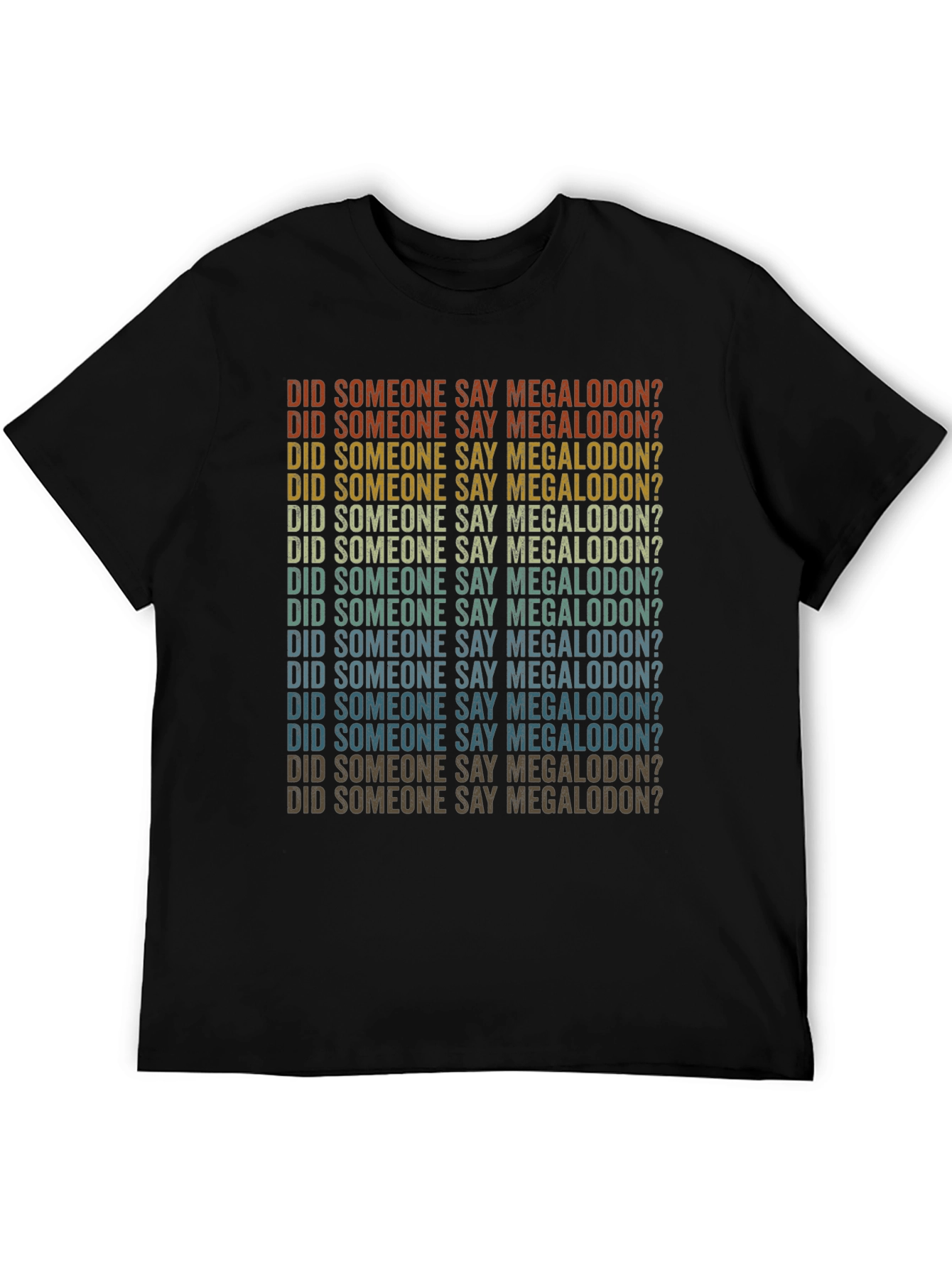 Retro Megalodon T-Shirt - Shark Lover Tee