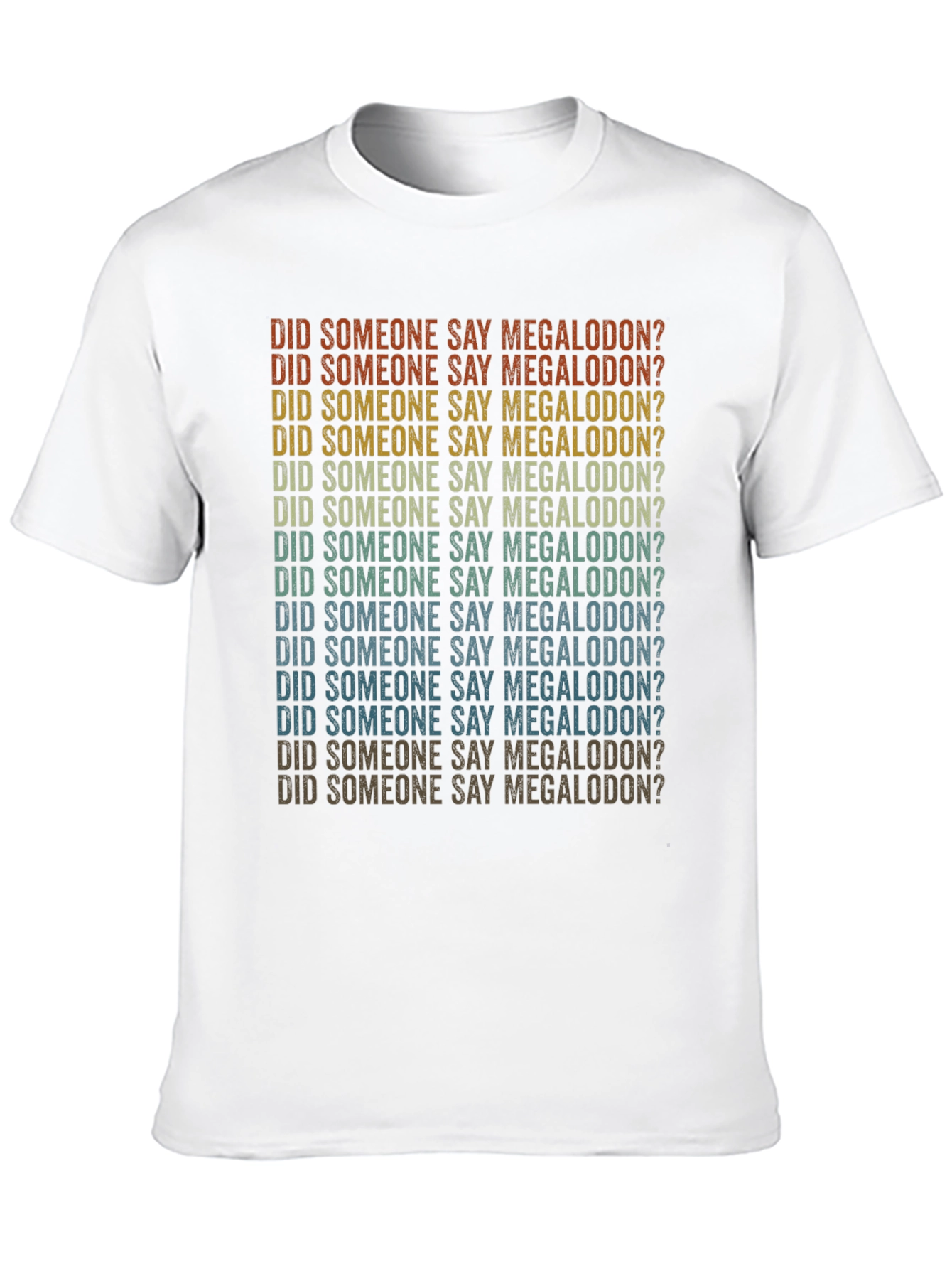Retro Megalodon T-Shirt - Shark Lover Tee
