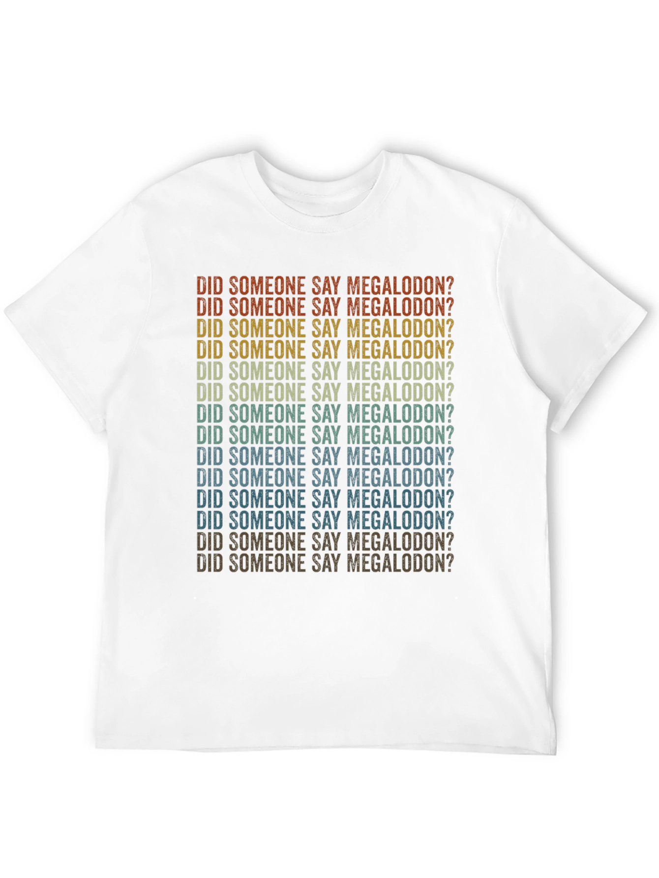 Retro Megalodon T-Shirt - Shark Lover Tee