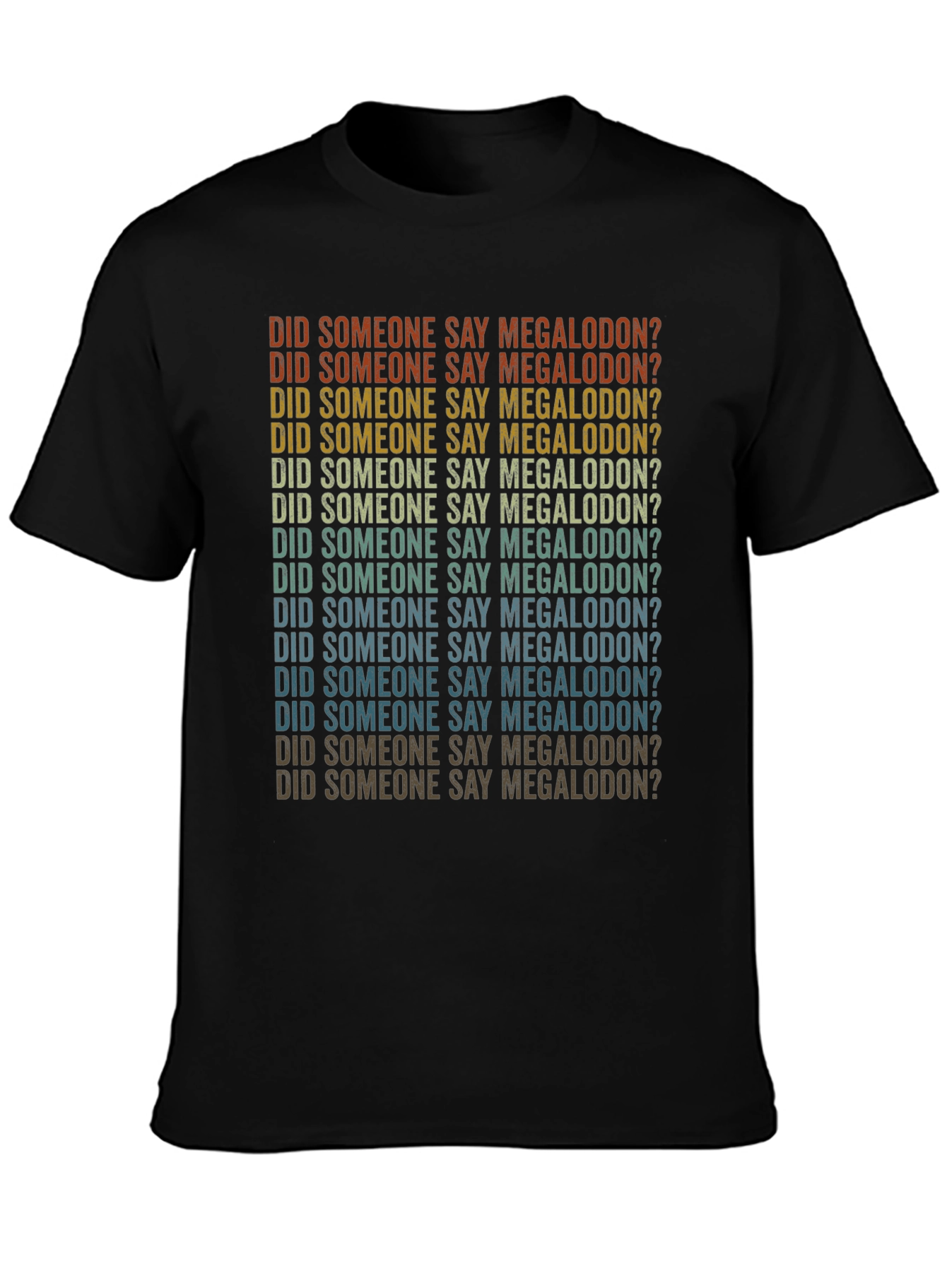 Retro Megalodon T-Shirt - Shark Lover Tee