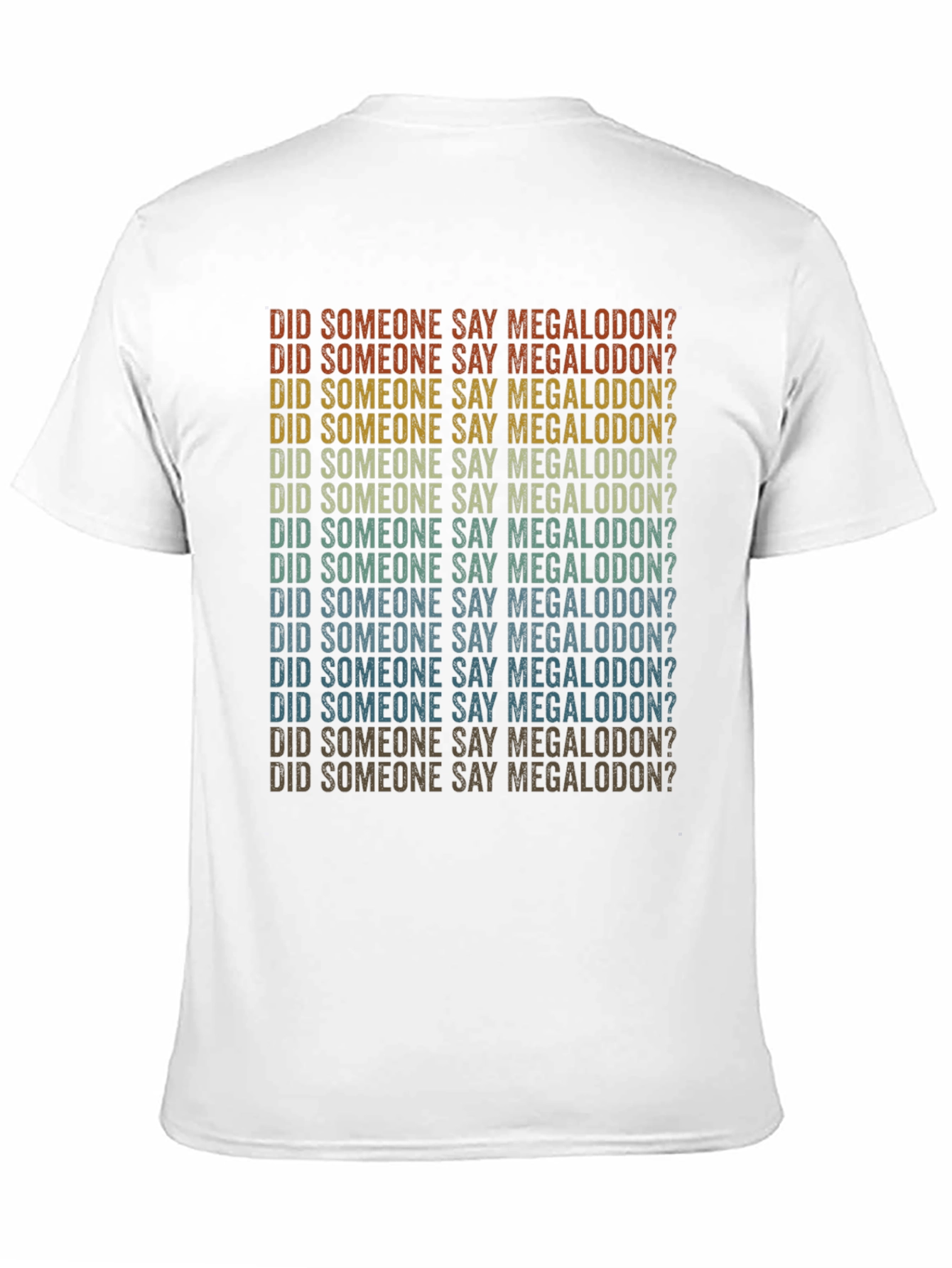 Retro Megalodon T-Shirt - Shark Lover Tee