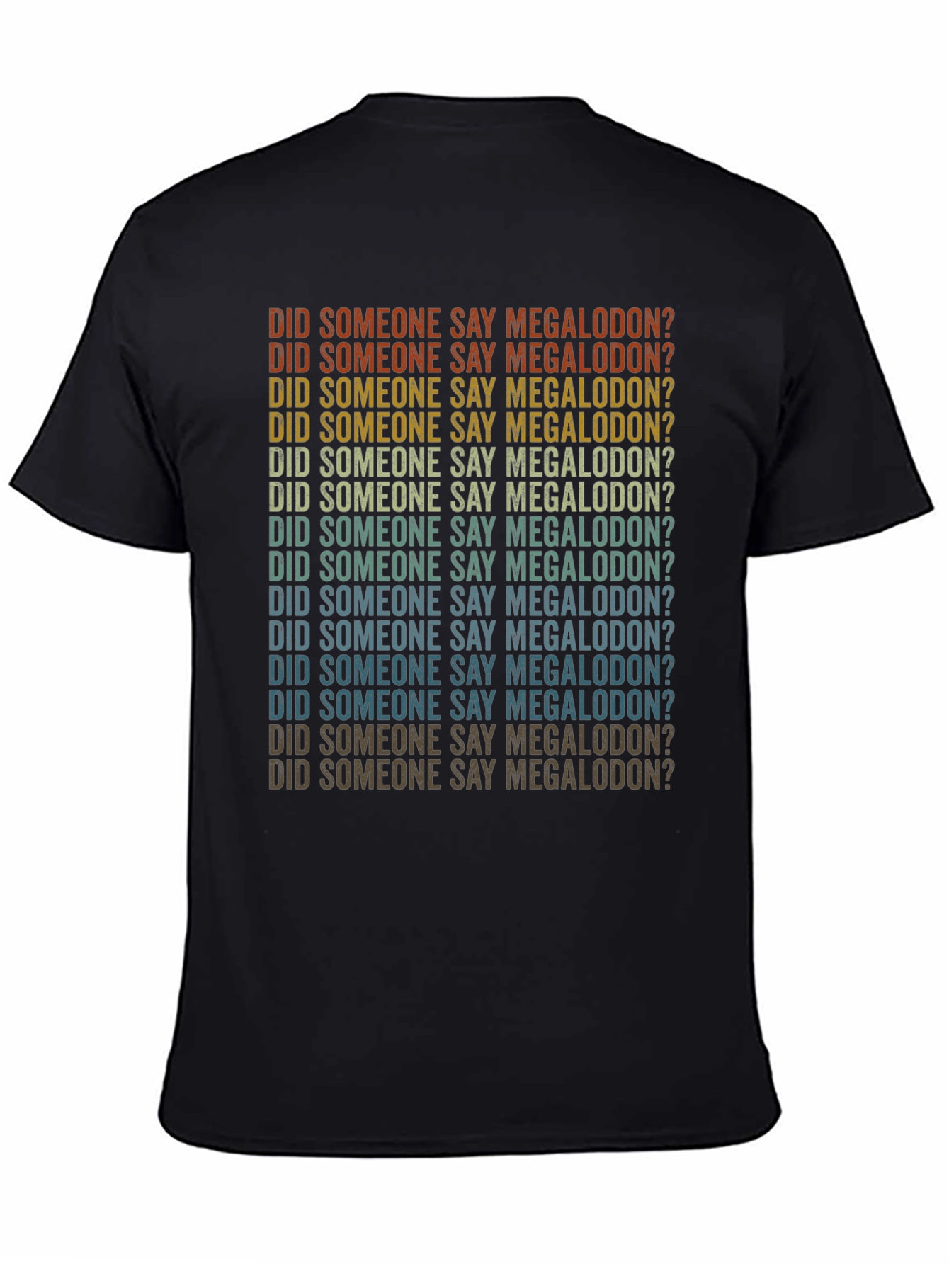 Retro Megalodon T-Shirt - Shark Lover Tee