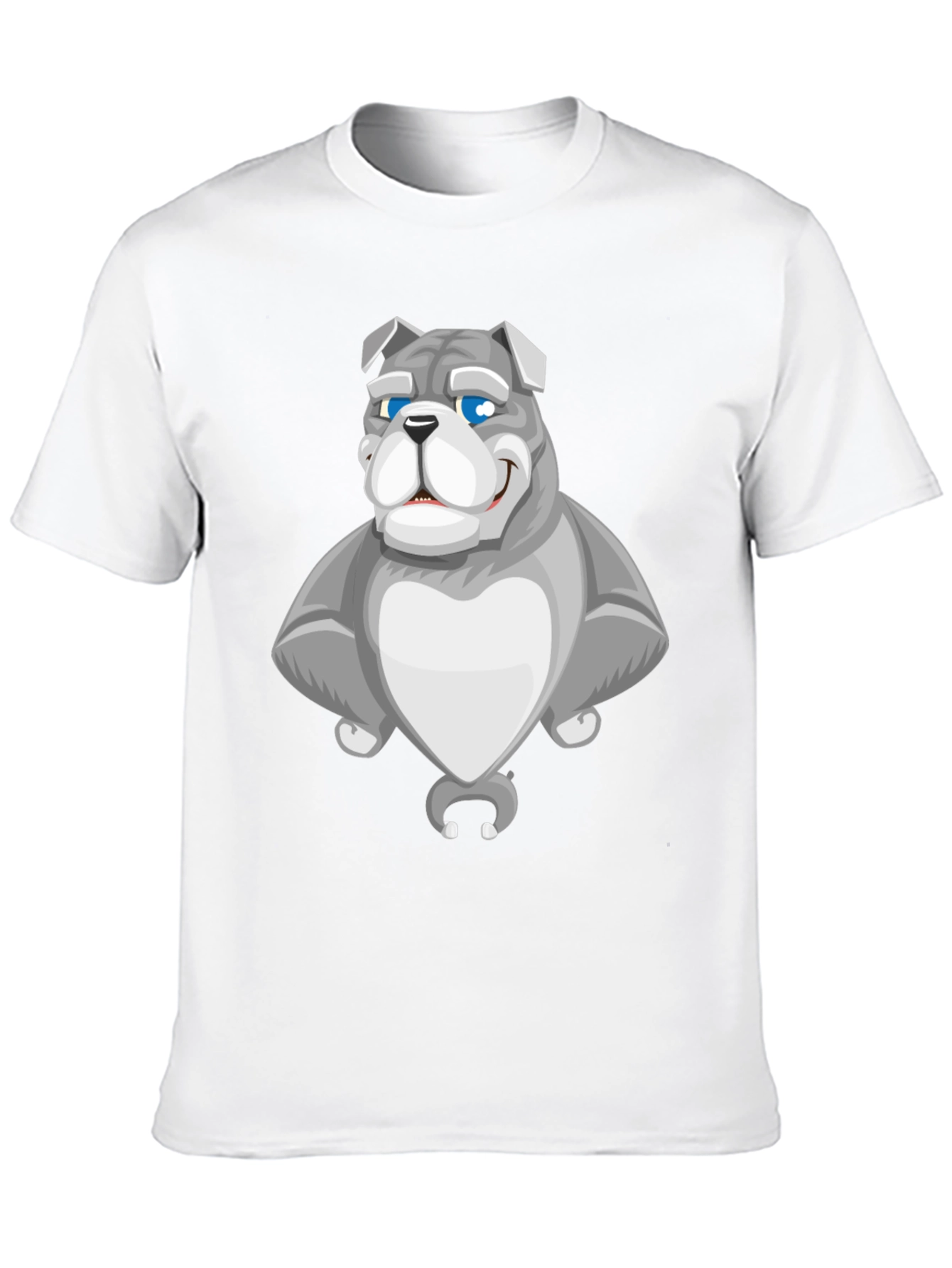 Bulldog Cartoon Graphic Tee