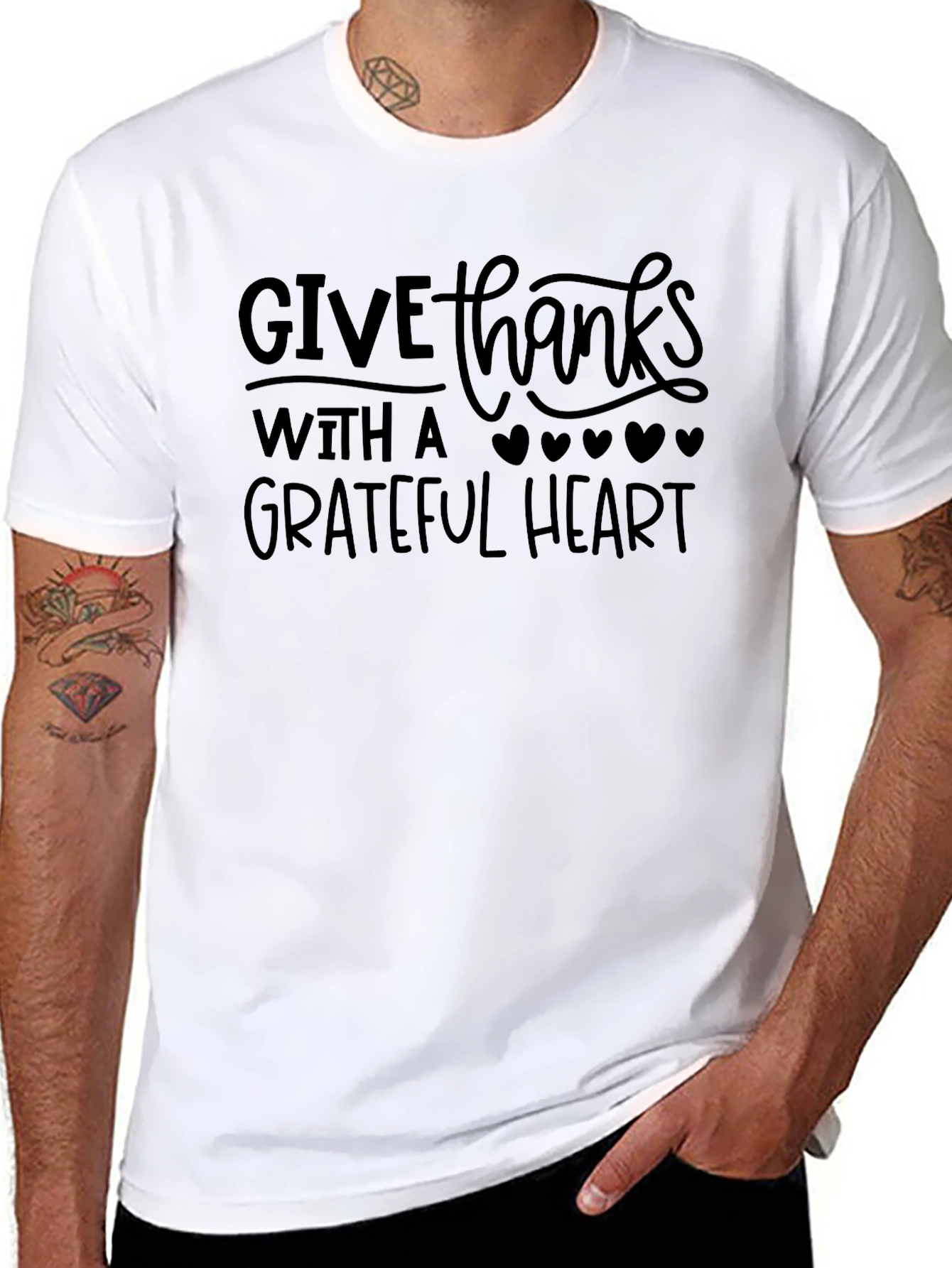 Grateful Heart Thanksgiving T-Shirt