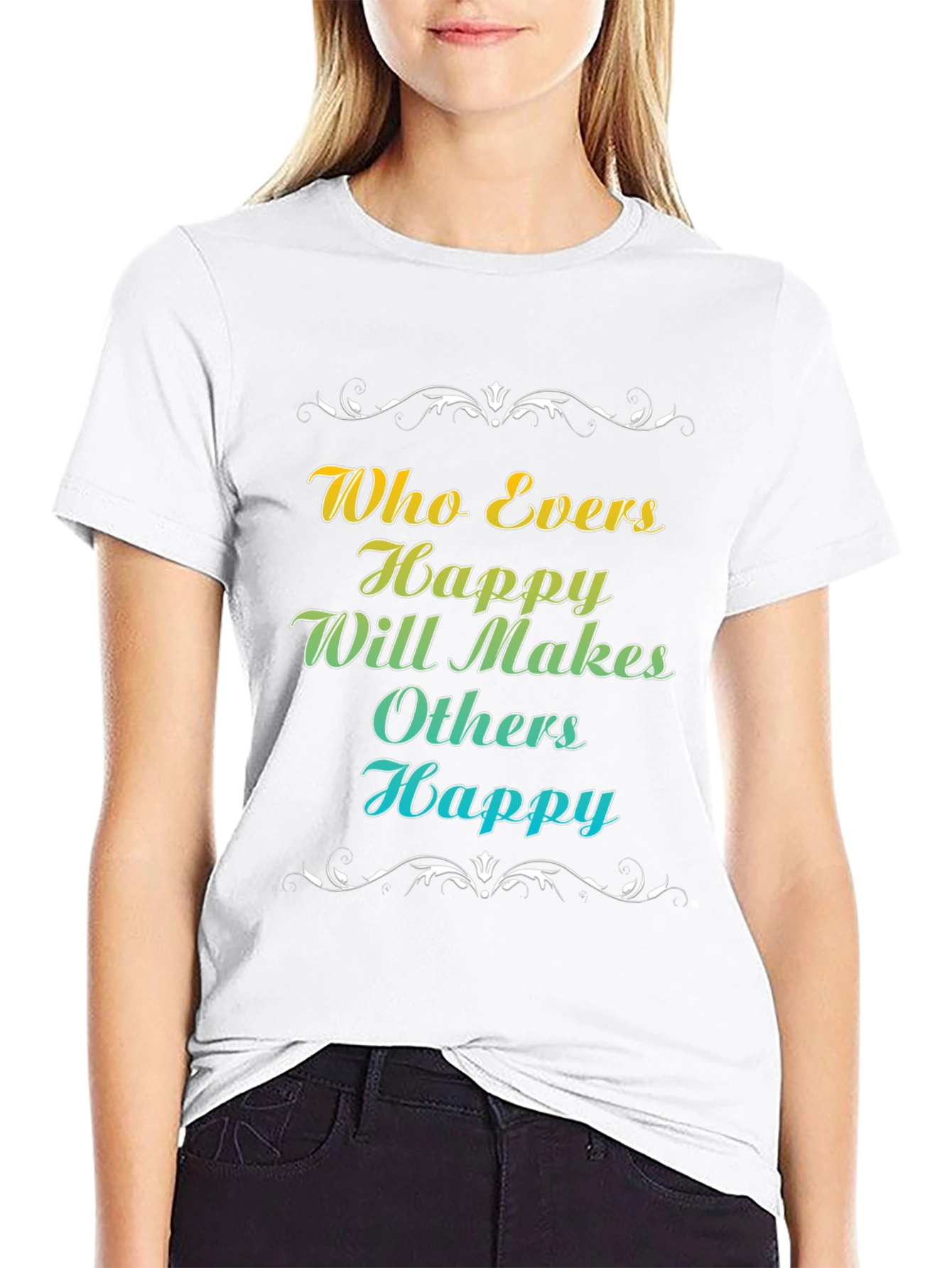 Happy Makes Happy T-Shirt - Motivational Tee