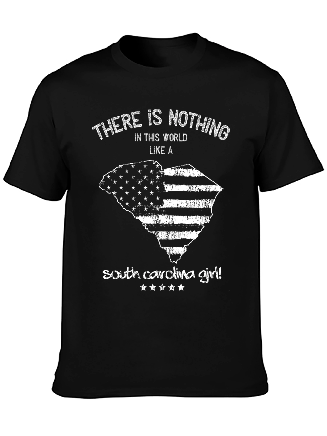 South Carolina Girl Novelty Graphic T-Shirt