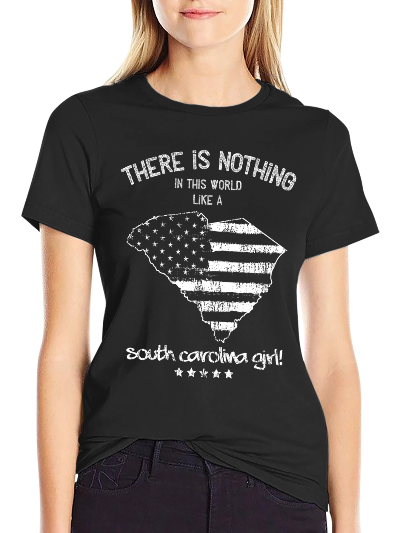 South Carolina Girl Novelty Graphic T-Shirt