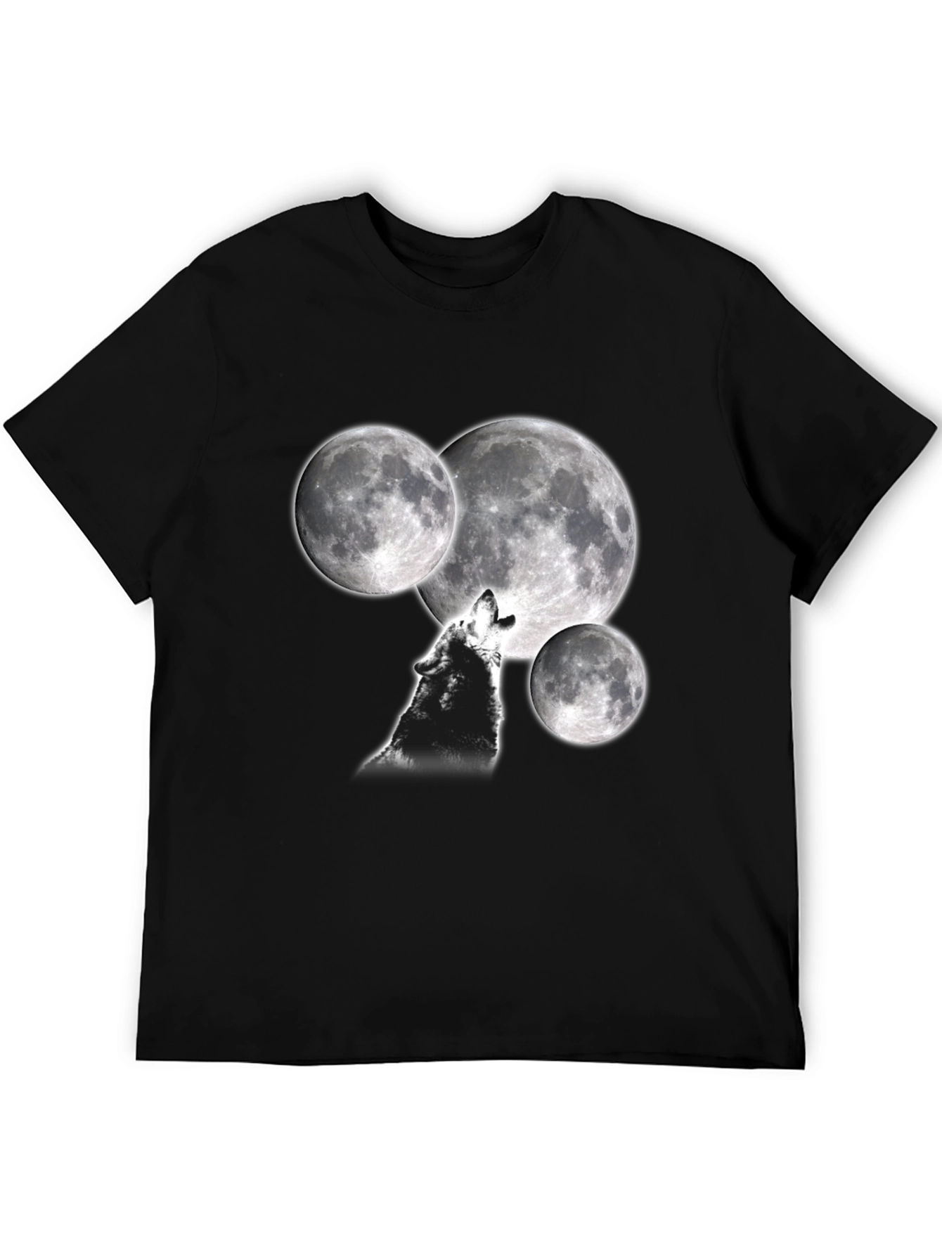 Wolf Moon T-Shirt - Black