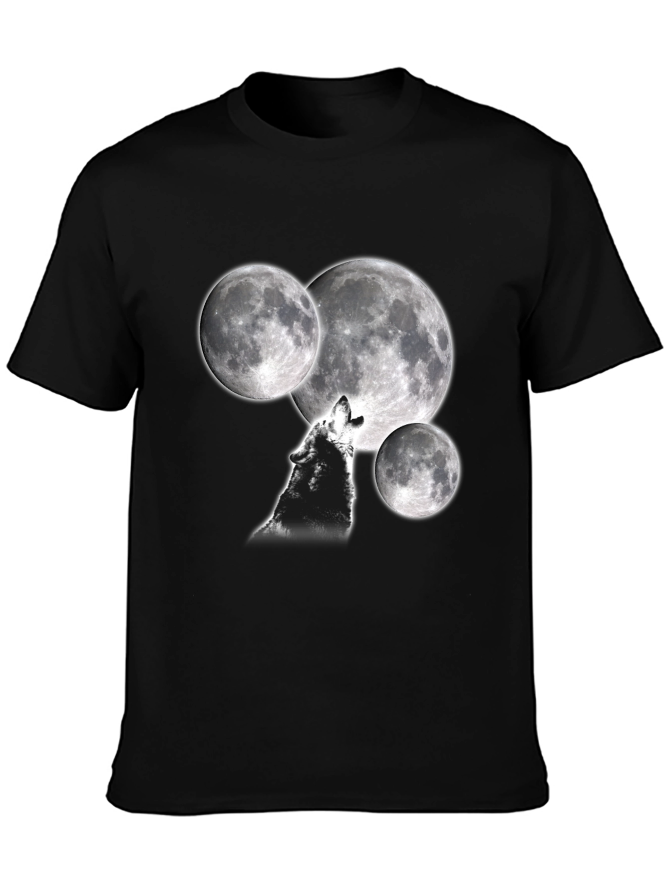 Wolf Moon T-Shirt - Black
