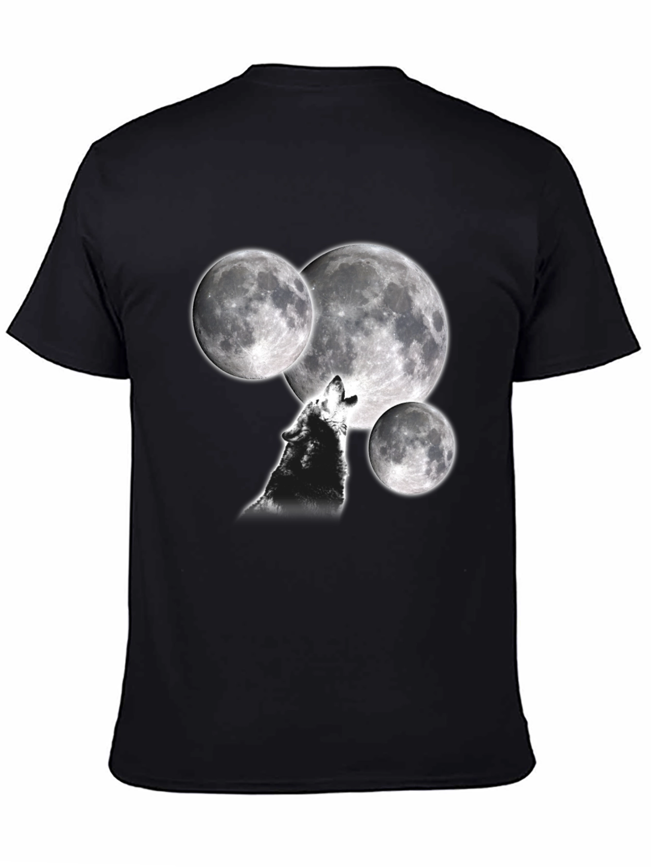 Wolf Moon T-Shirt - Black