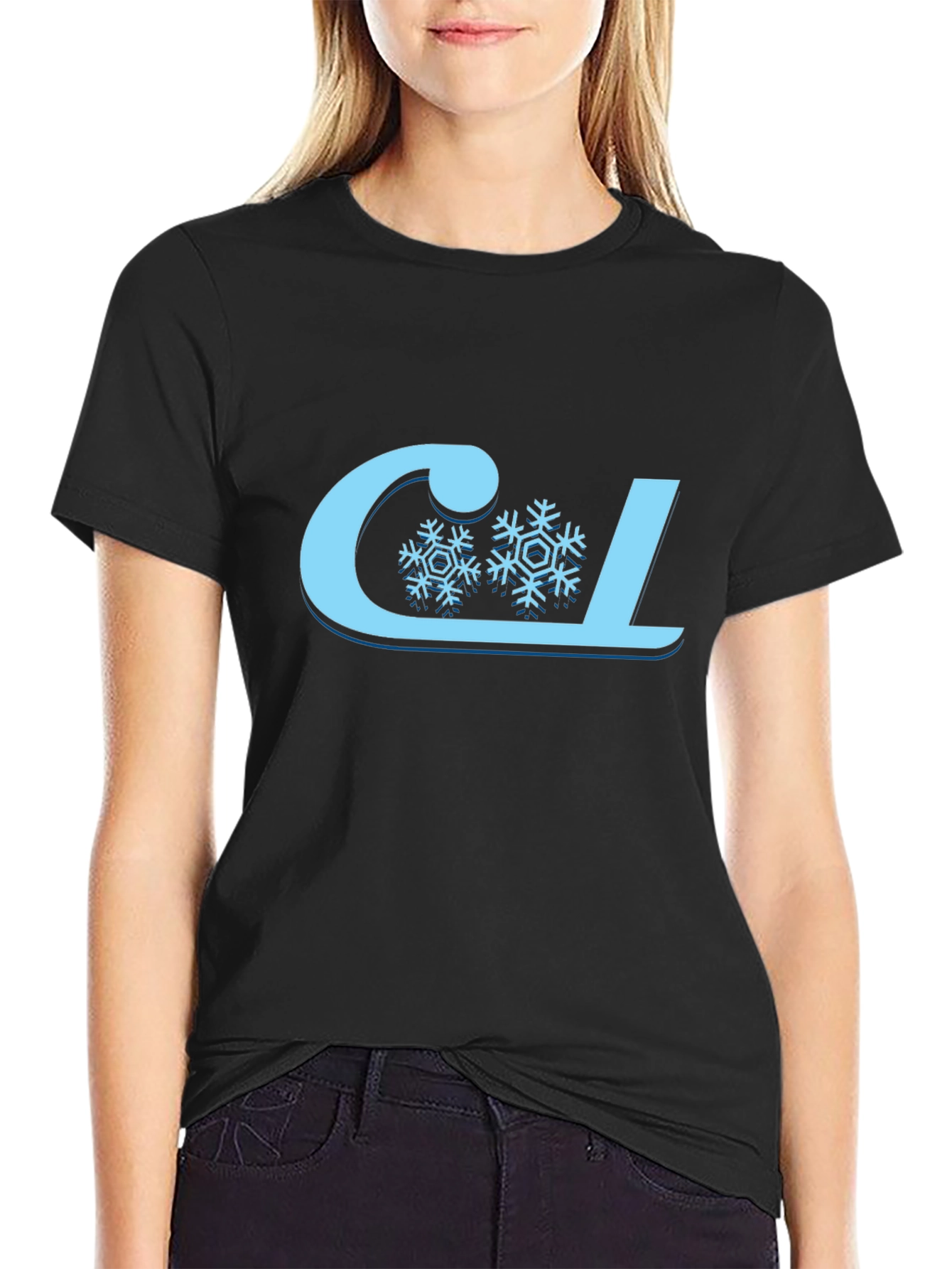 Cool Winter T-Shirt - Snowflake Design
