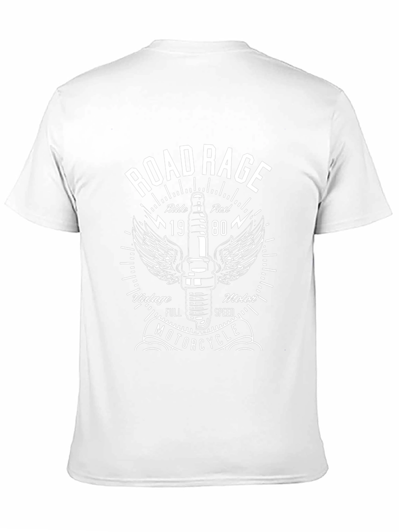 Road Rage Motorcycle Graphic T-Shirt