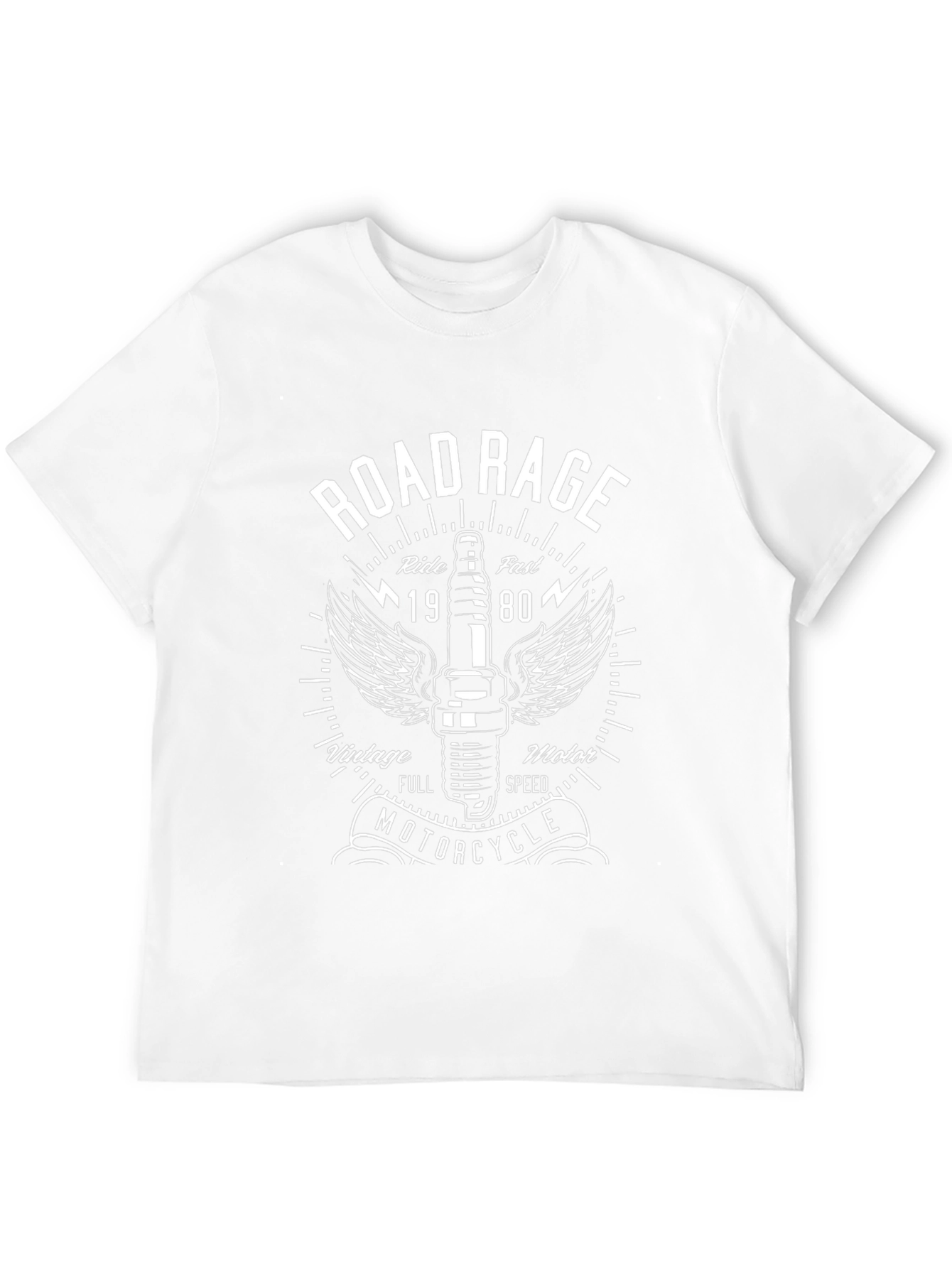 Road Rage Motorcycle Graphic T-Shirt