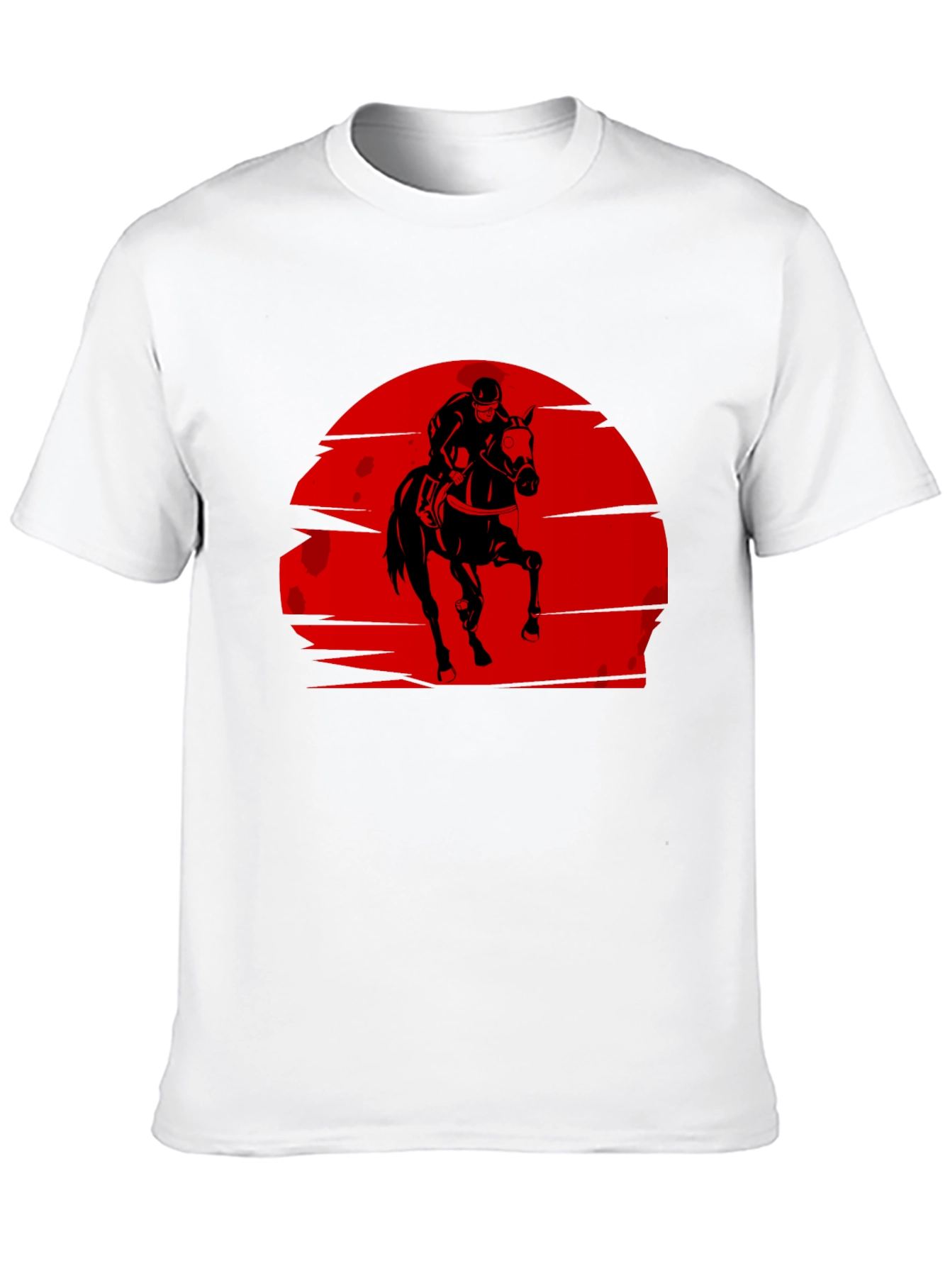 Equestrian Sunset Graphic T-Shirt