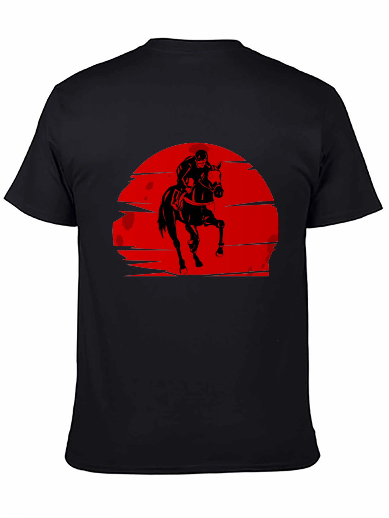 Equestrian Sunset Graphic T-Shirt
