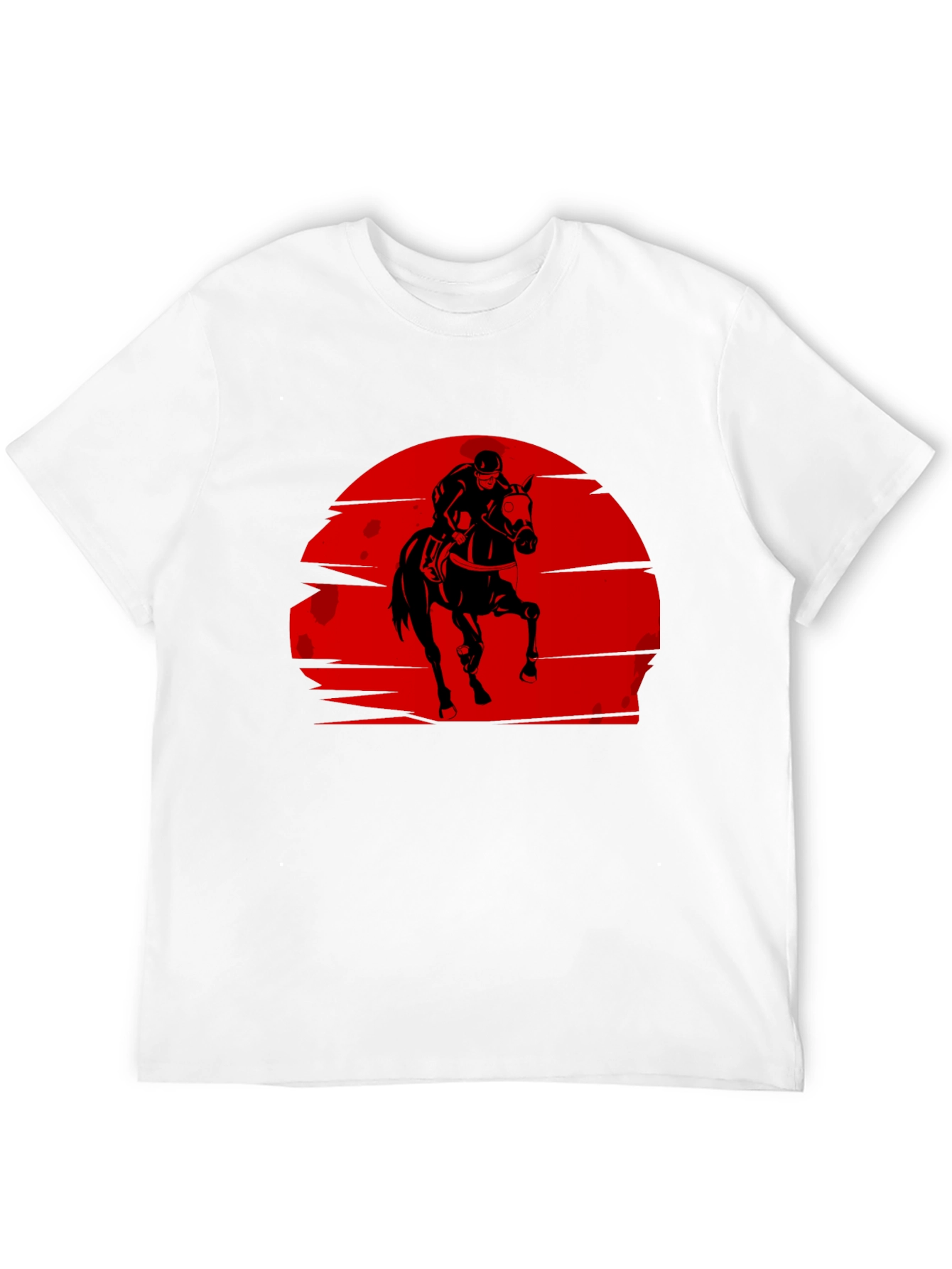 Equestrian Sunset Graphic T-Shirt