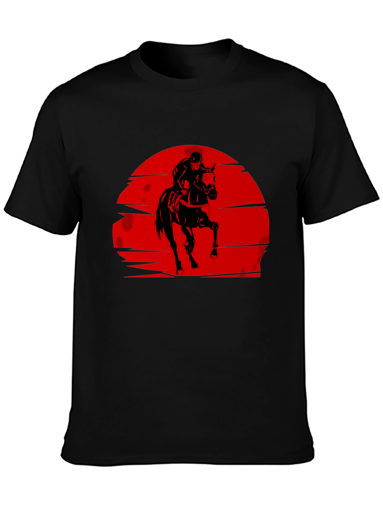 Equestrian Sunset Graphic T-Shirt