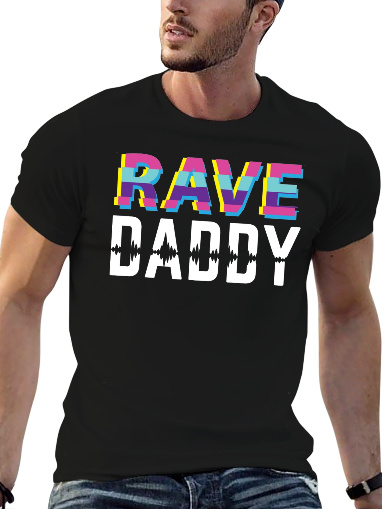 Rave Daddy Graphic Tee - EDM Music Festival Shirt