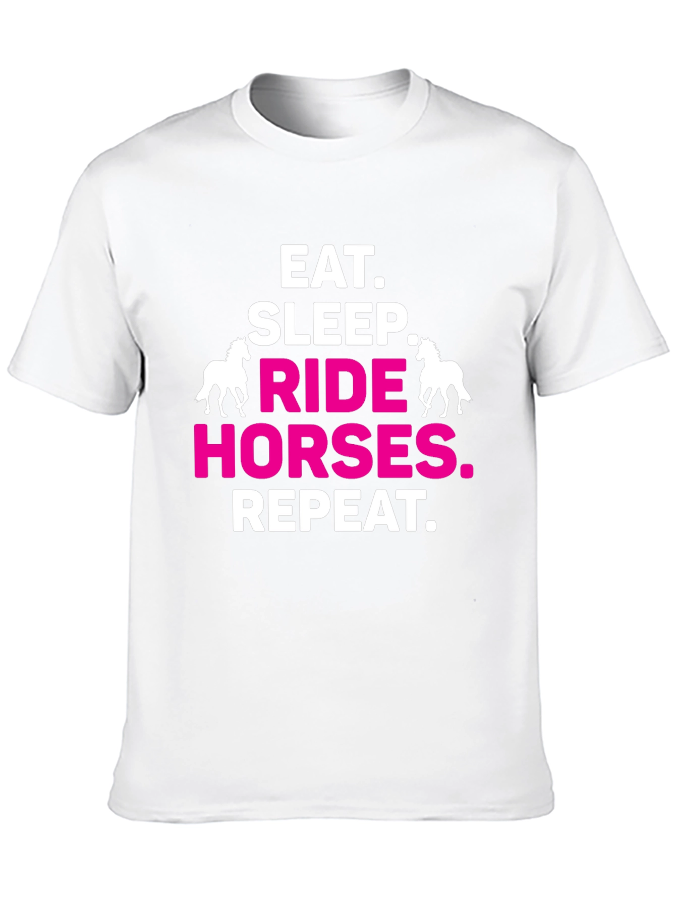 Eat Sleep Ride Horses Repeat T-Shirt