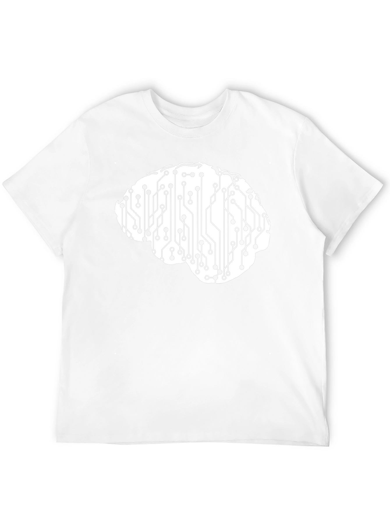 Circuit Brain Graphic Tee - Smart & Stylish