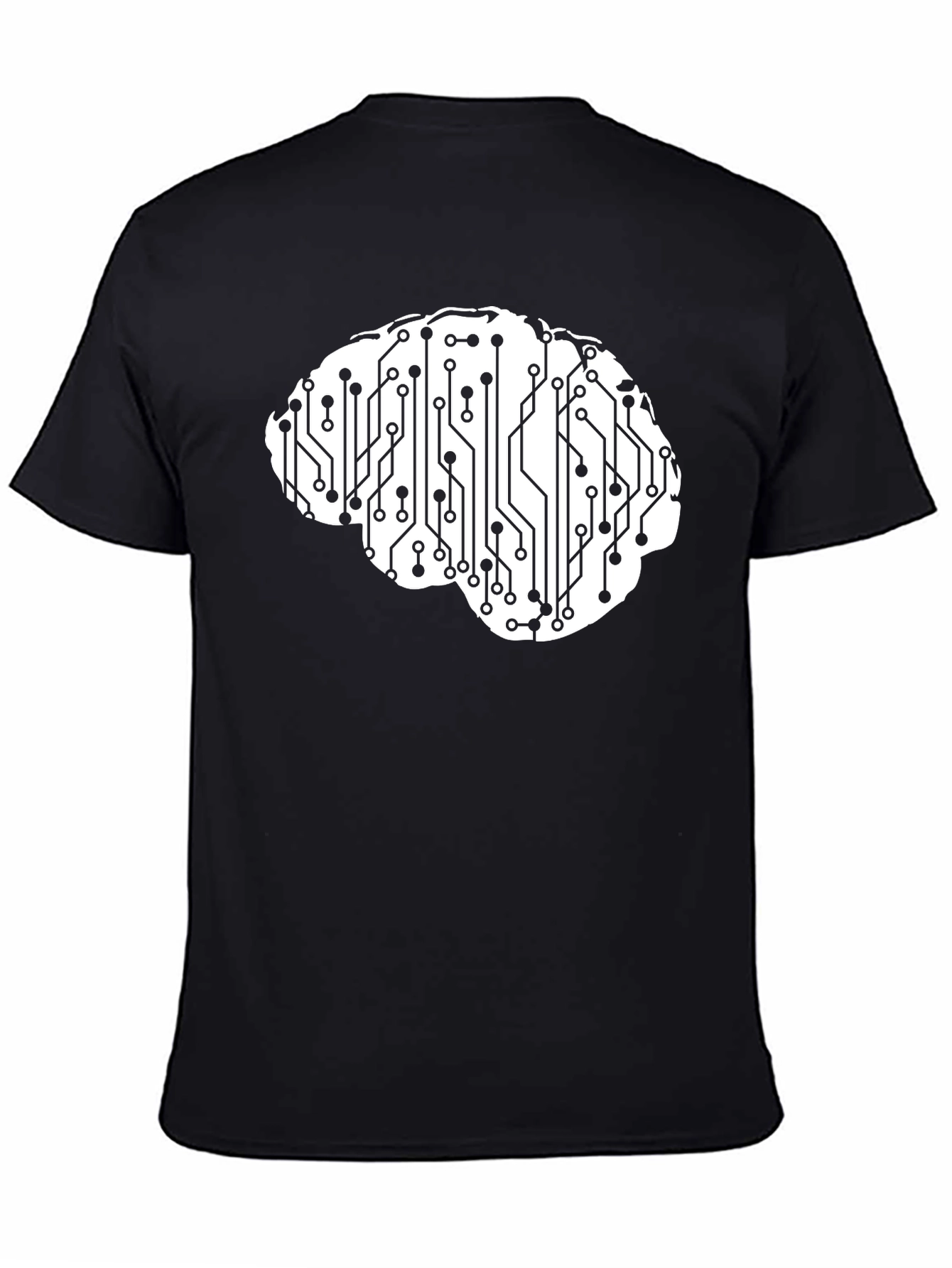Circuit Brain Graphic Tee - Smart & Stylish