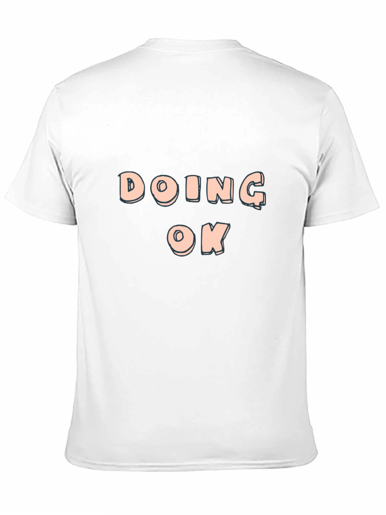 Doing OK Black T-Shirt - Casual Comfort
