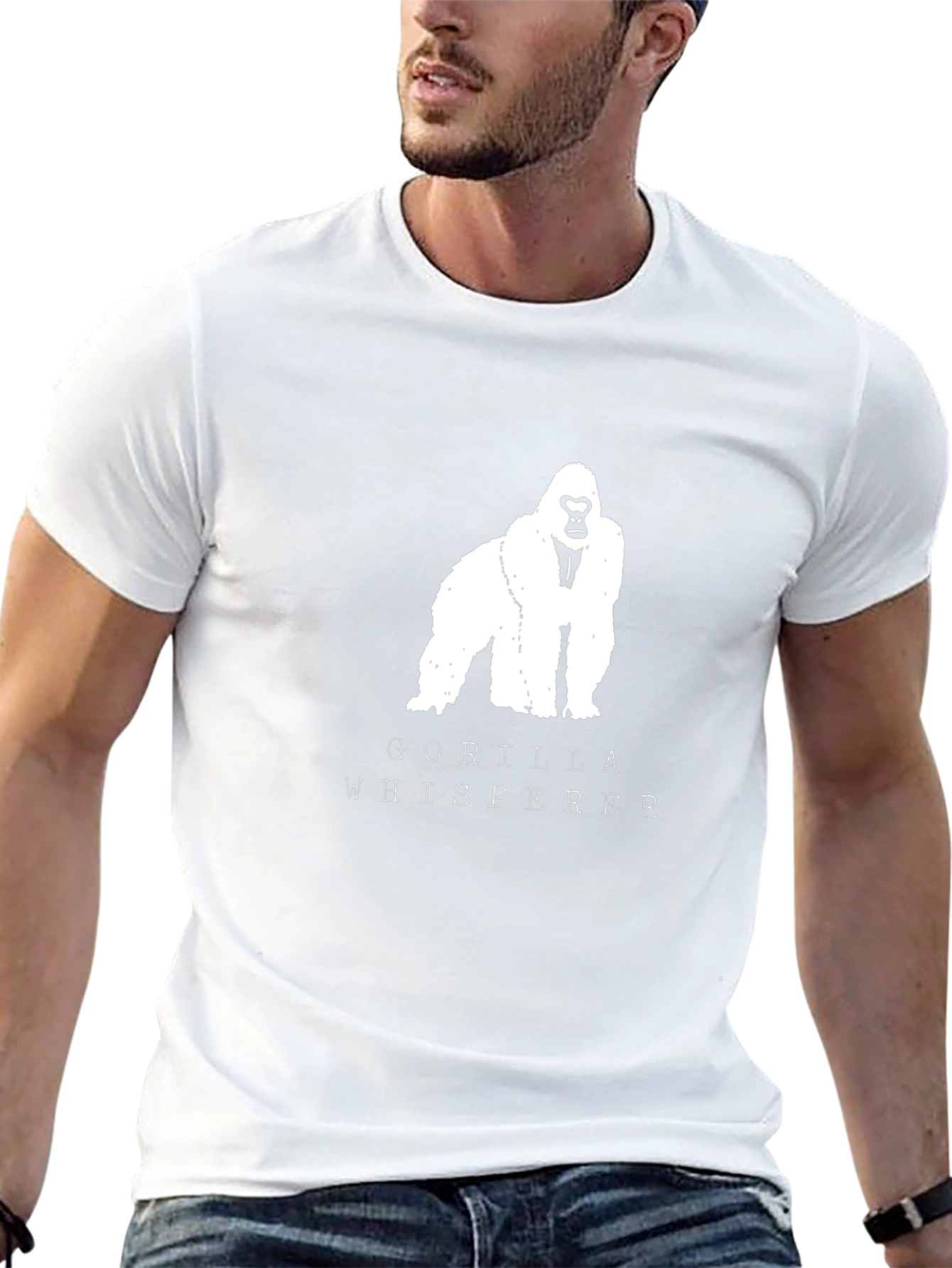 Gorilla Whisperer Graphic T-Shirt - Cool Ape Tee