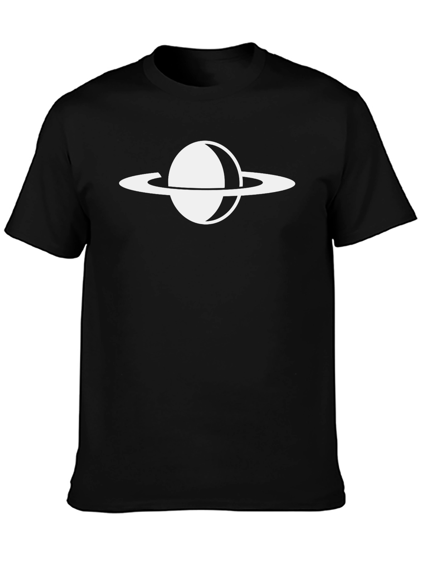 Saturn Graphic Tee - Stylish Planet Design