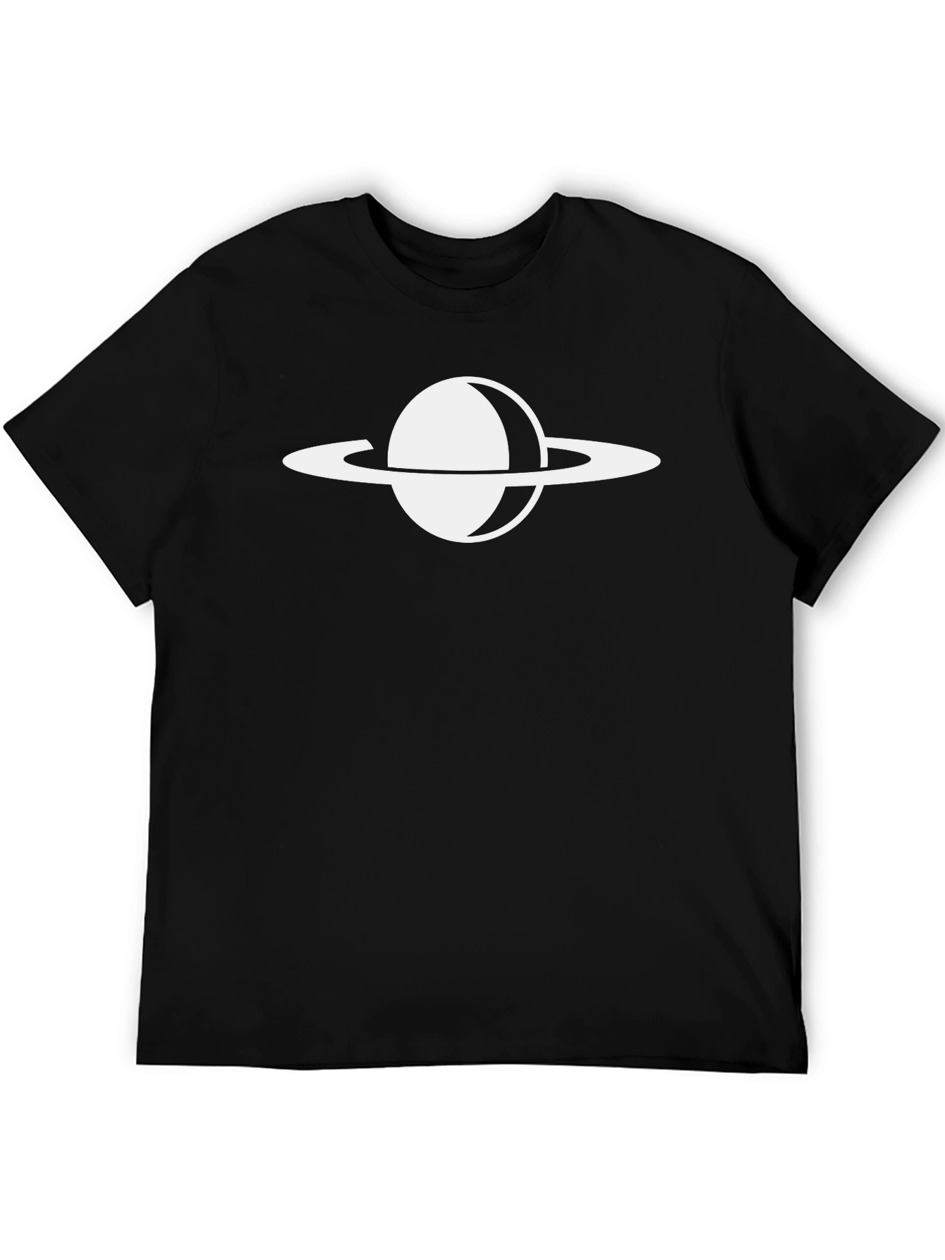 Saturn Graphic Tee - Stylish Planet Design