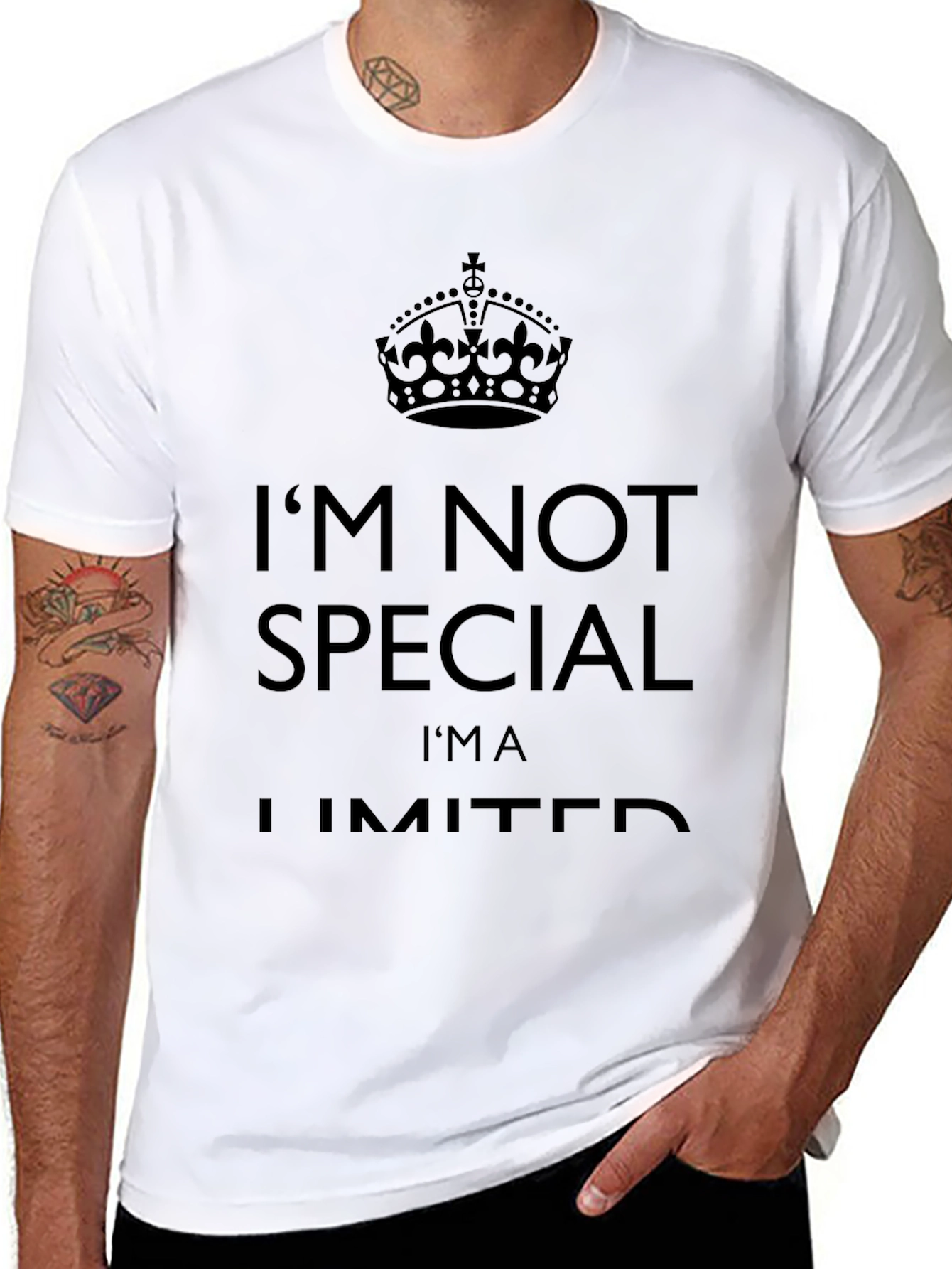 Im Not Special Im Limited Black T-Shirt
