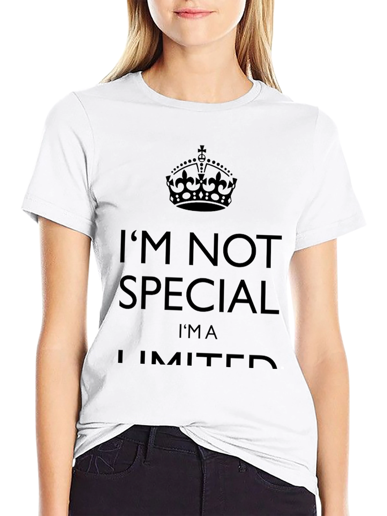 Im Not Special Im Limited Black T-Shirt