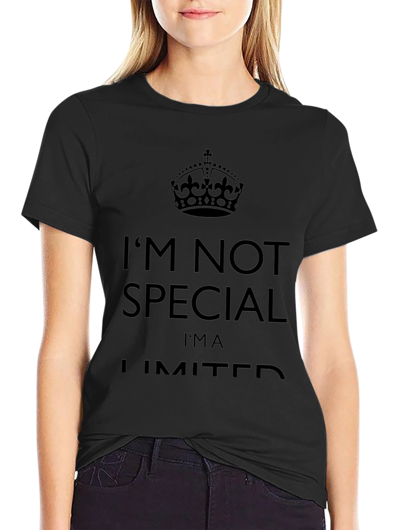 Im Not Special Im Limited Black T-Shirt