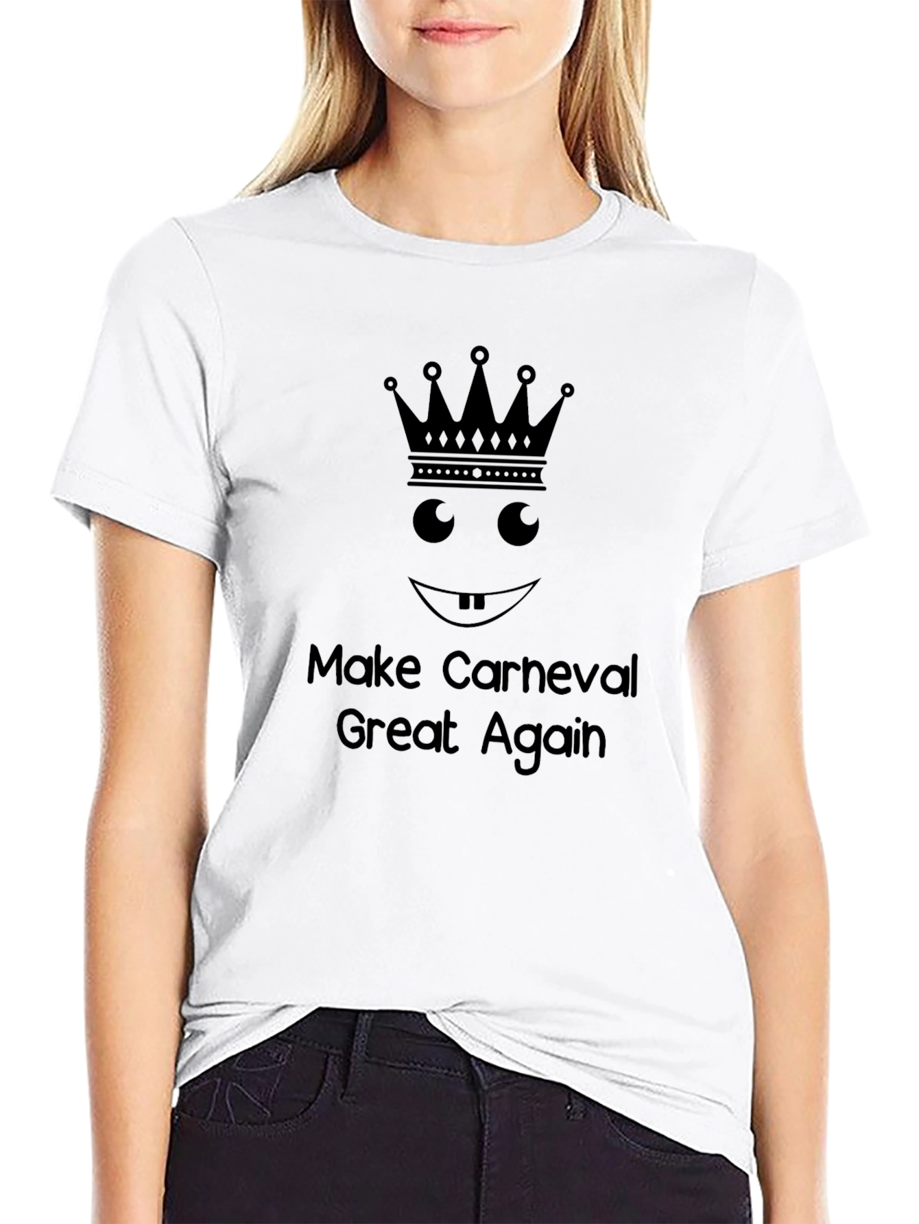 Make Carneval Great Again Black T-Shirt