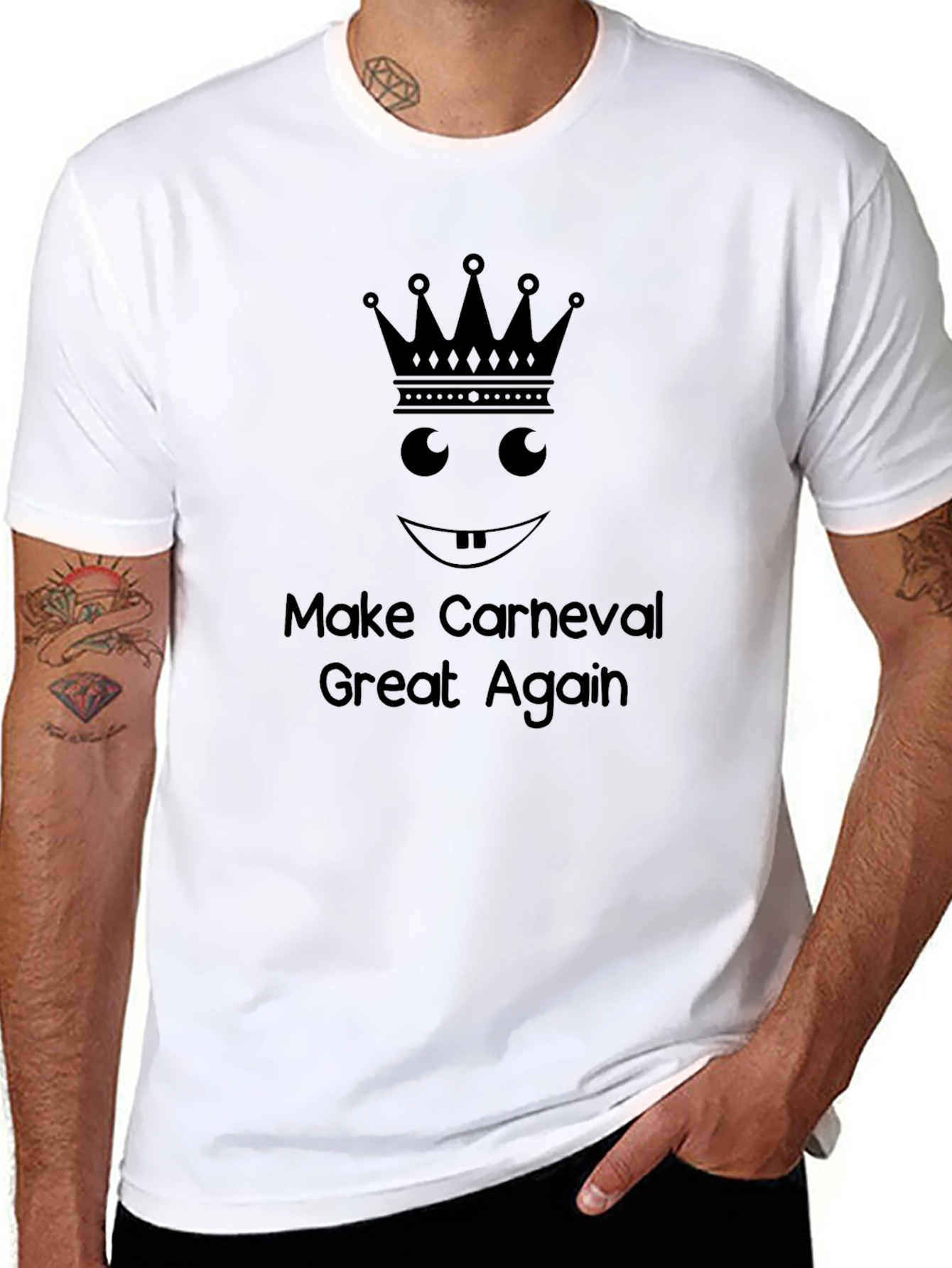Make Carneval Great Again Black T-Shirt