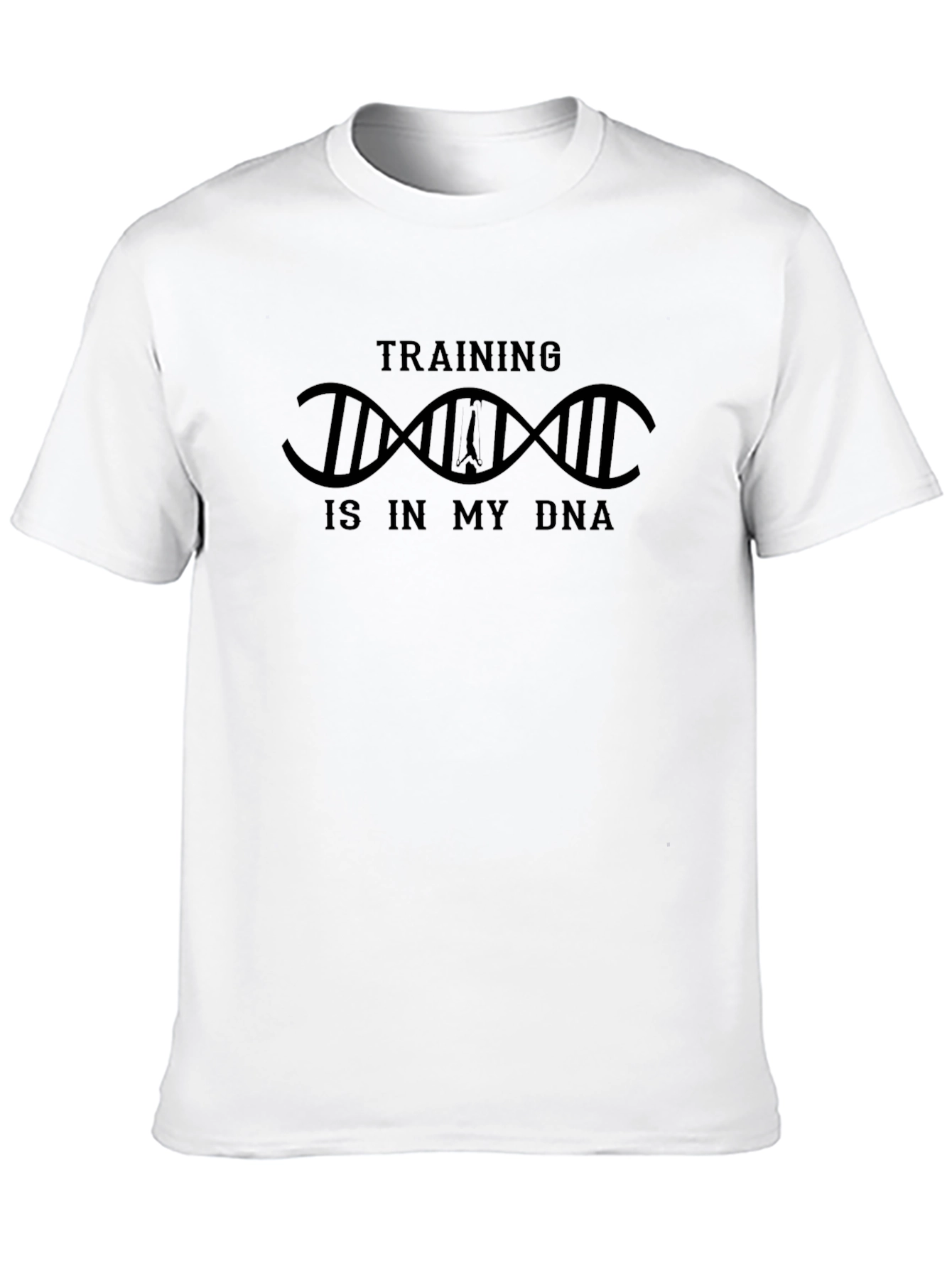 Training is in My DNA Black Graphic T-Shirt