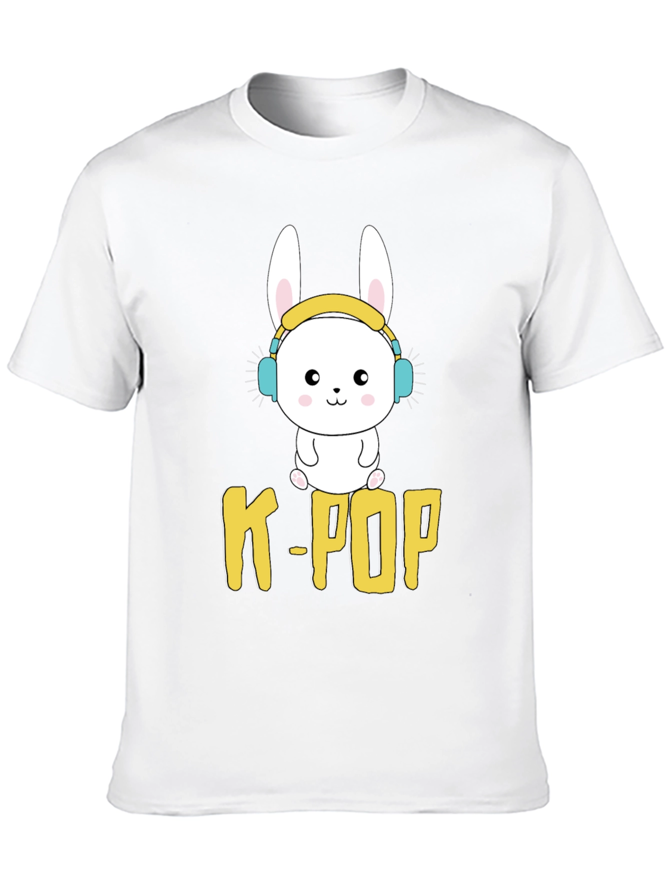 K-Pop Bunny T-Shirt: Cute Music Tee