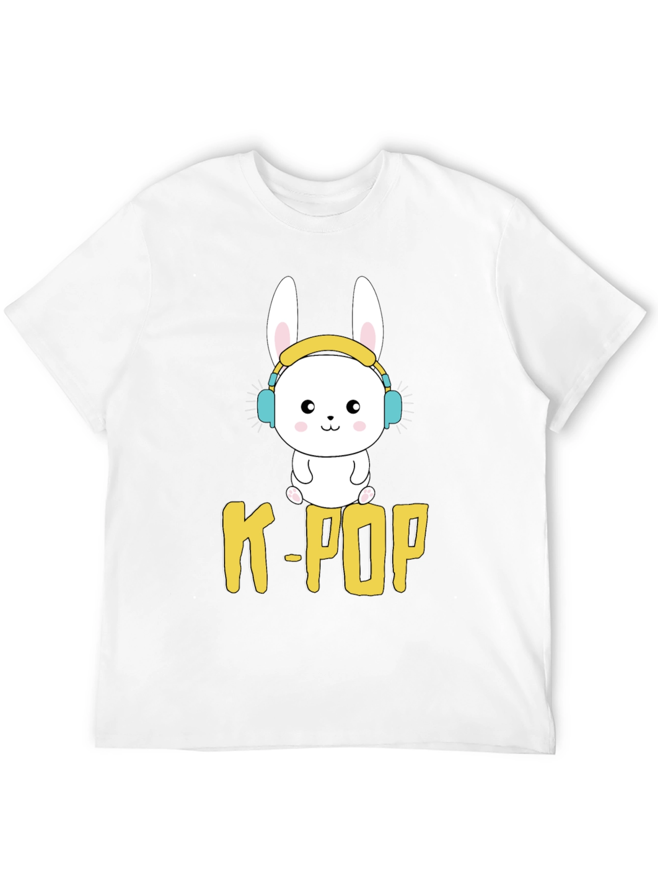 K-Pop Bunny T-Shirt: Cute Music Tee