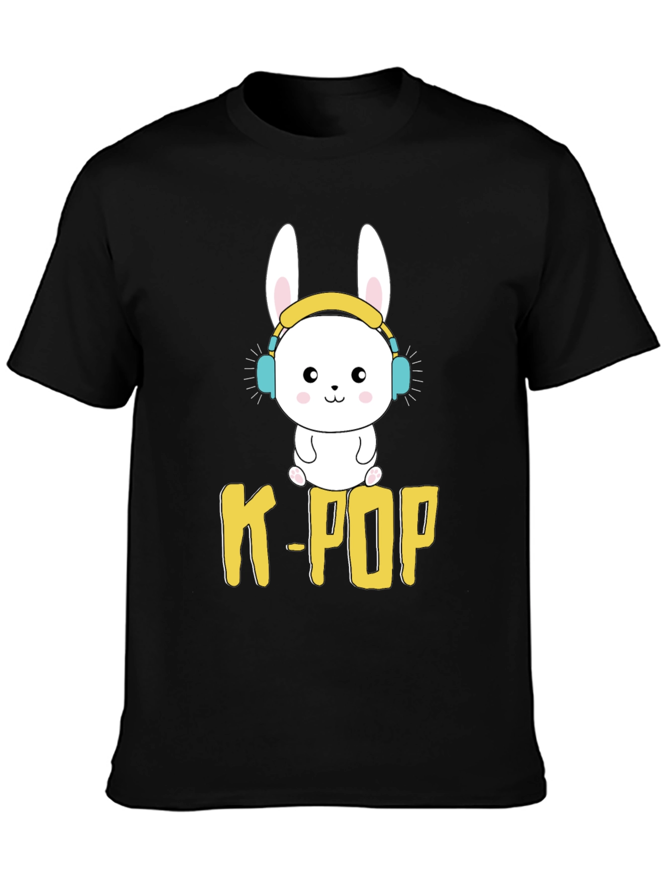 K-Pop Bunny T-Shirt: Cute Music Tee