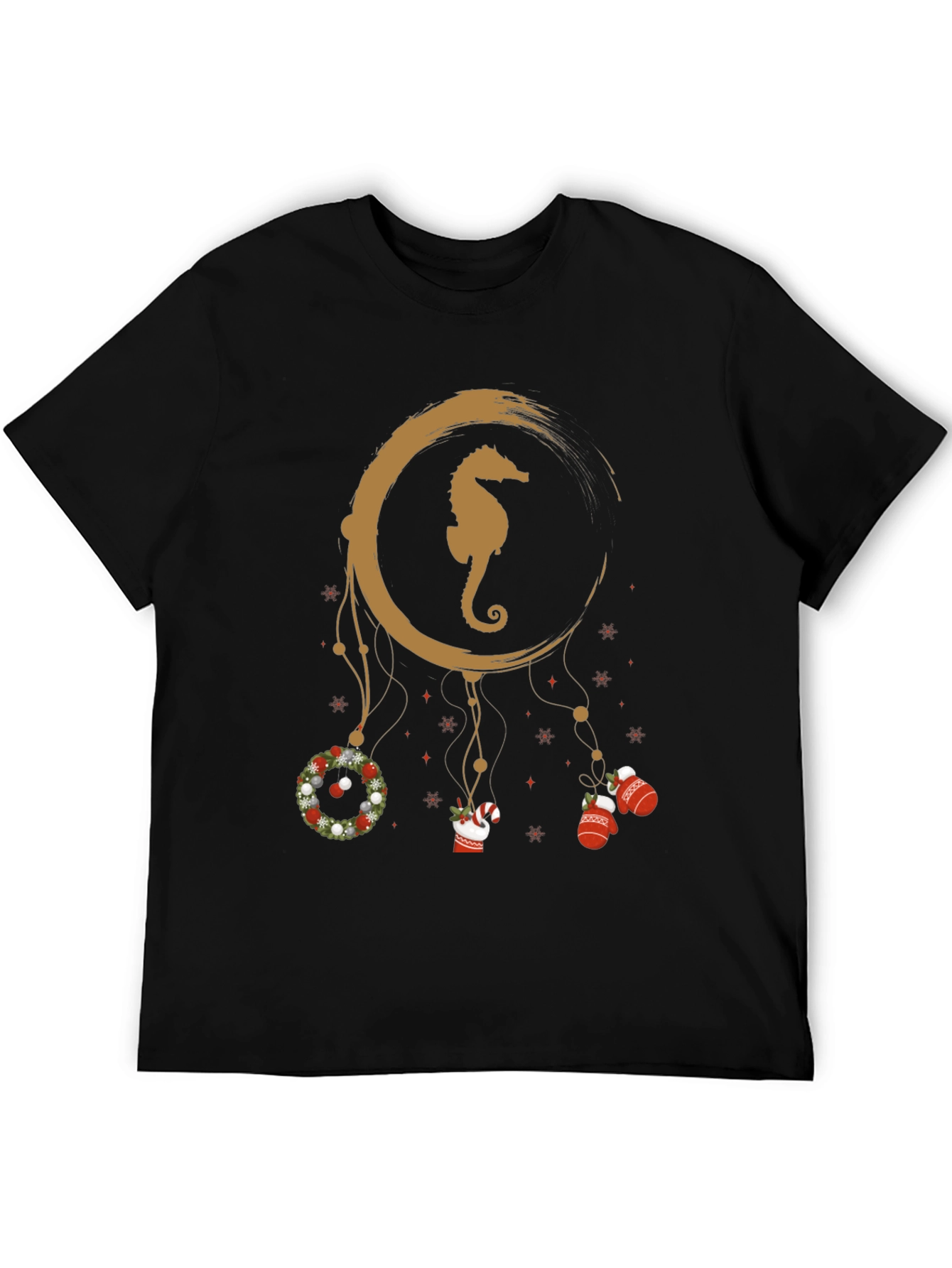 Seahorse Christmas Dreamcatcher T-Shirt