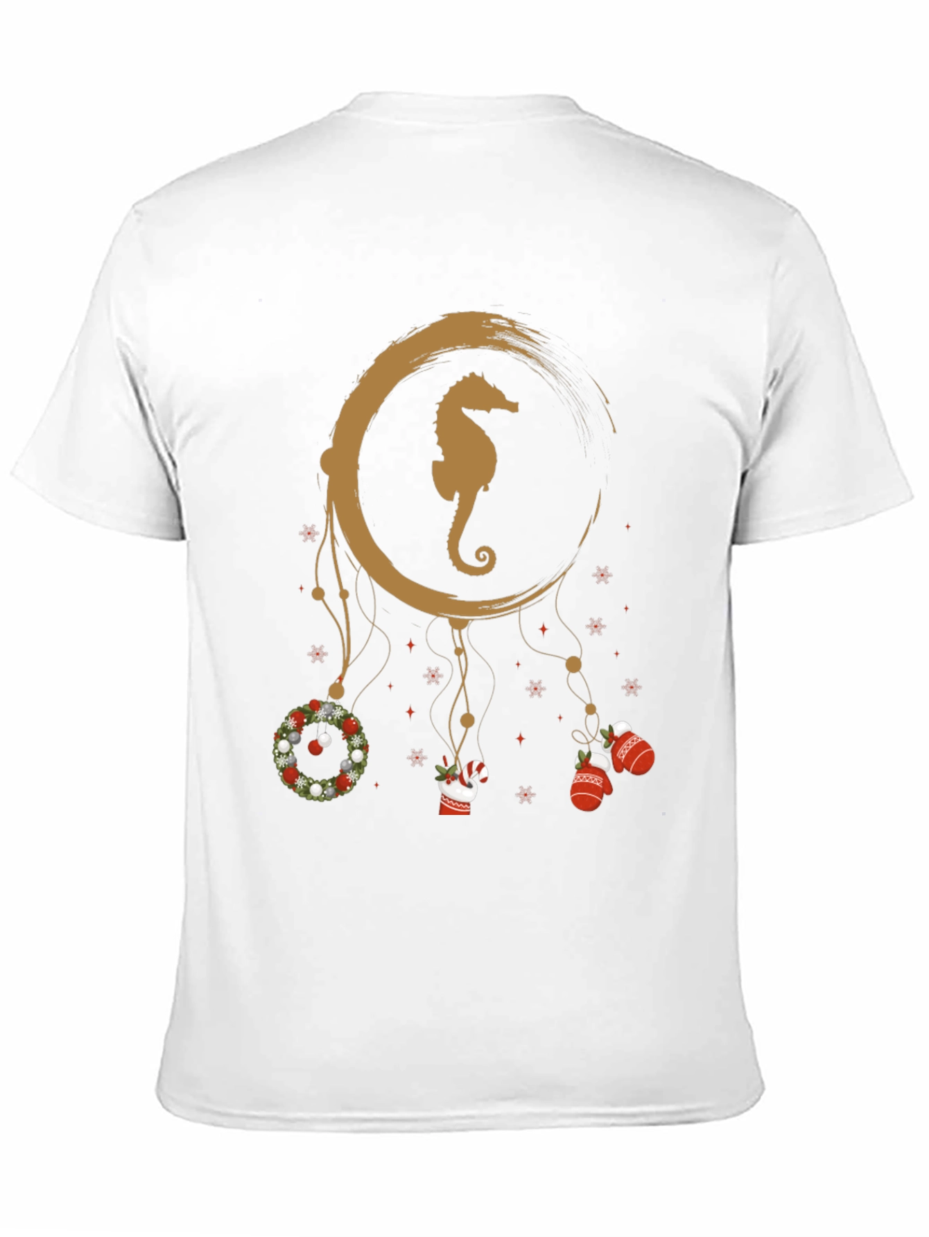 Seahorse Christmas Dreamcatcher T-Shirt